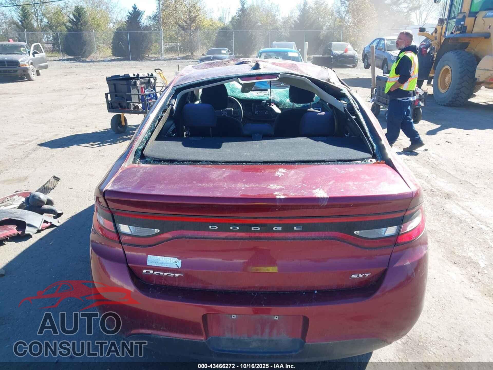 DODGE DART 2015 - 1C3CDFBB4FD373924