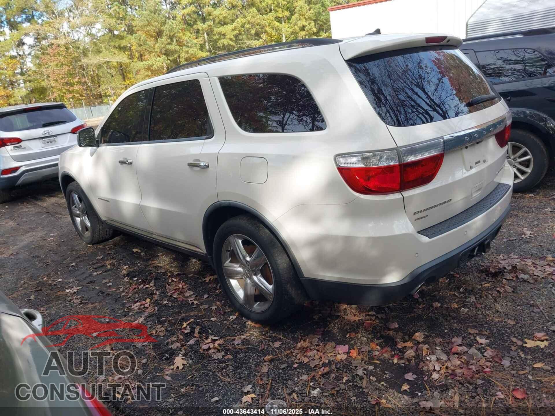 DODGE DURANGO 2012 - 1C4SDJET2CC112601