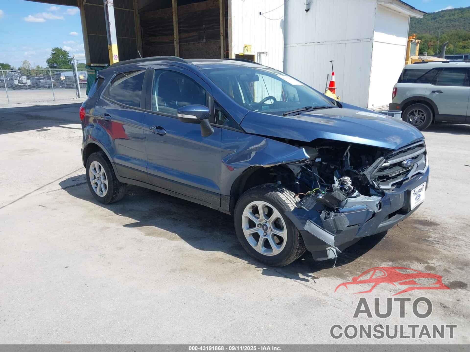 FORD ECOSPORT 2022 - MAJ6S3GL9NC475843