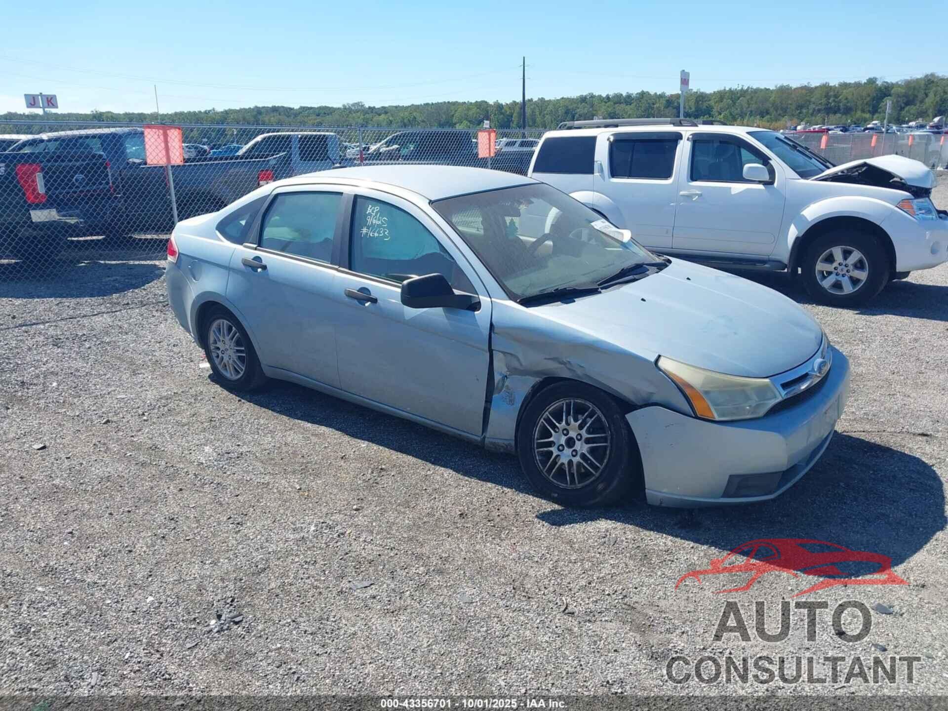 FORD FOCUS 2009 - 1FAHP35N59W153364