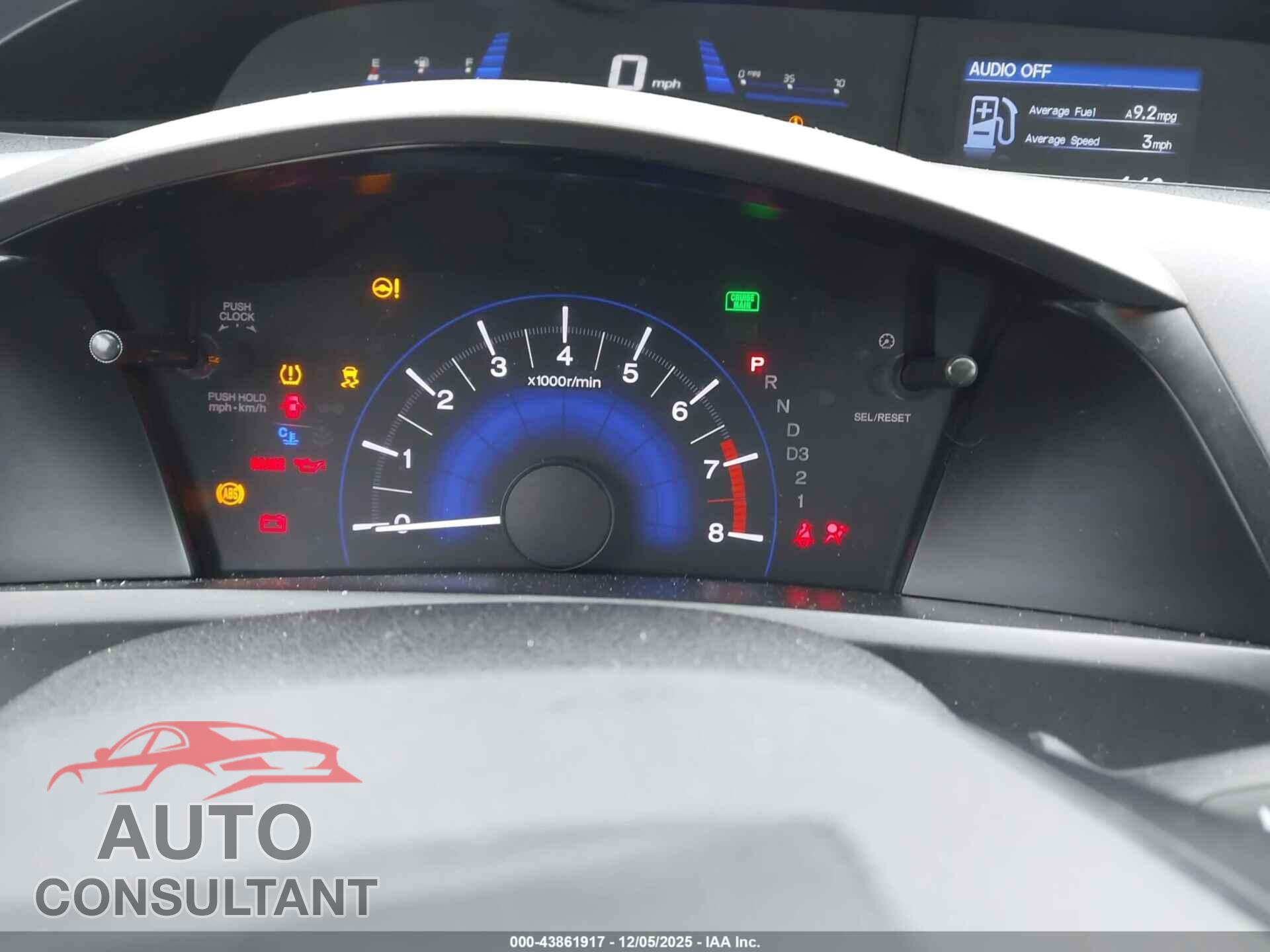 HONDA CIVIC 2012 - 2HGFB2F83CH521065