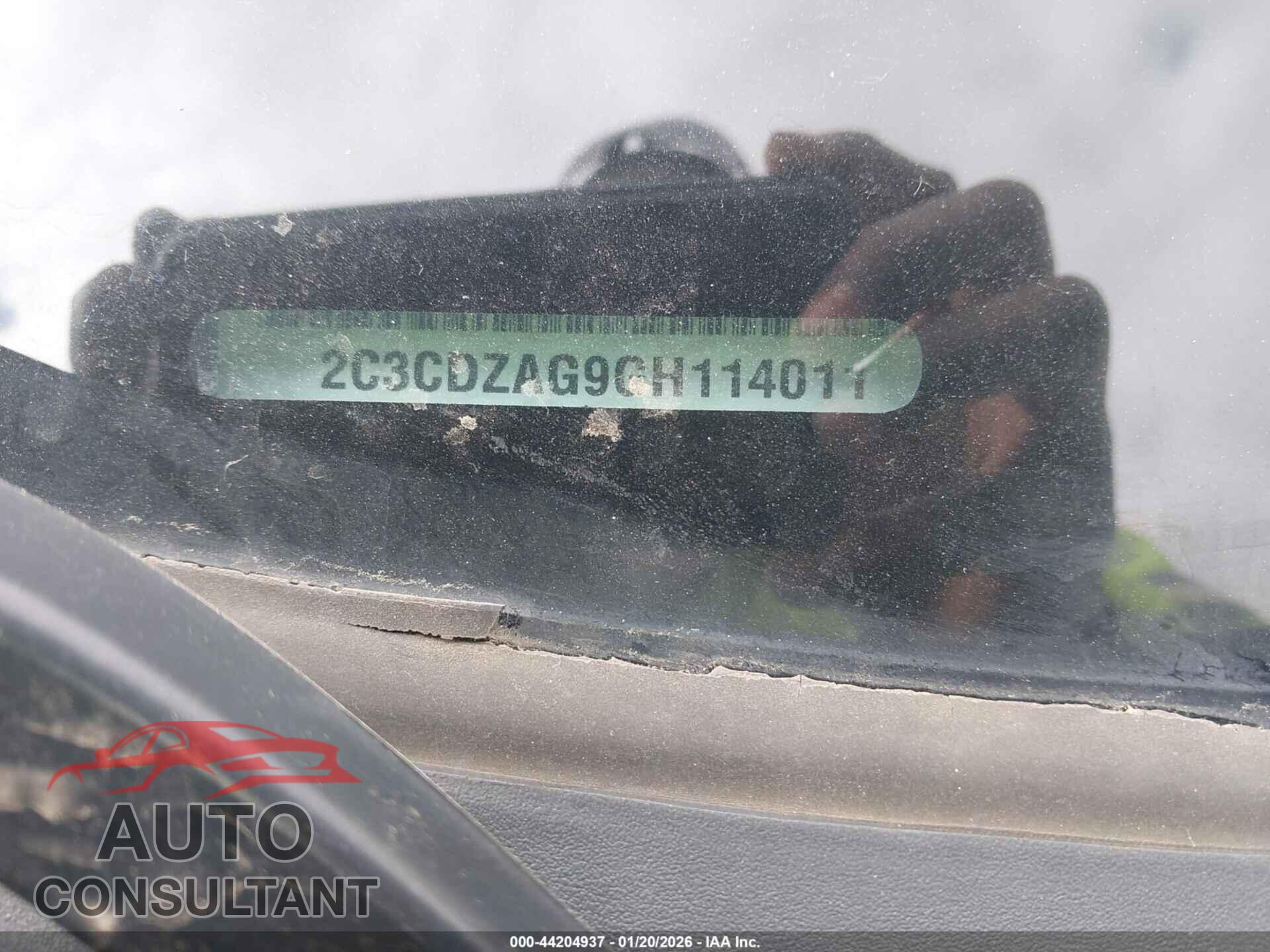 DODGE CHALLENGER 2016 - 2C3CDZAG9GH114011
