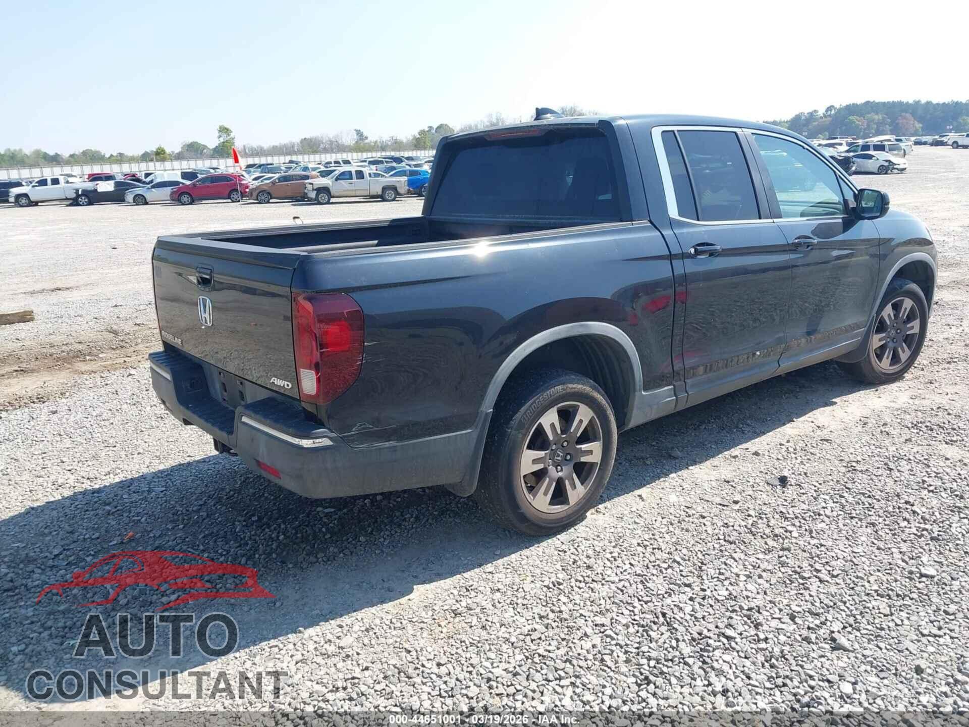 HONDA RIDGELINE 2017 - 5FPYK3F55HB013977