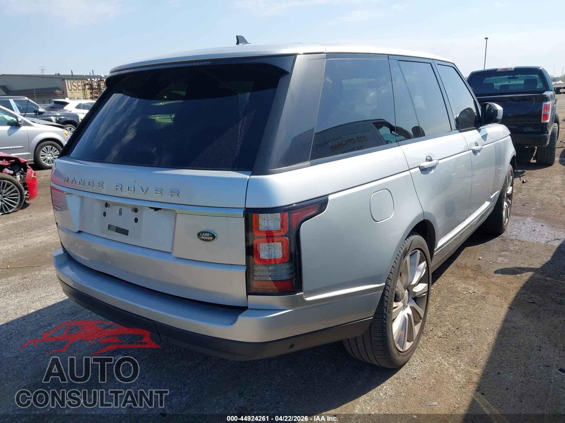 LAND ROVER RANGE ROVER 2016 - SALGS2EF1GA275553