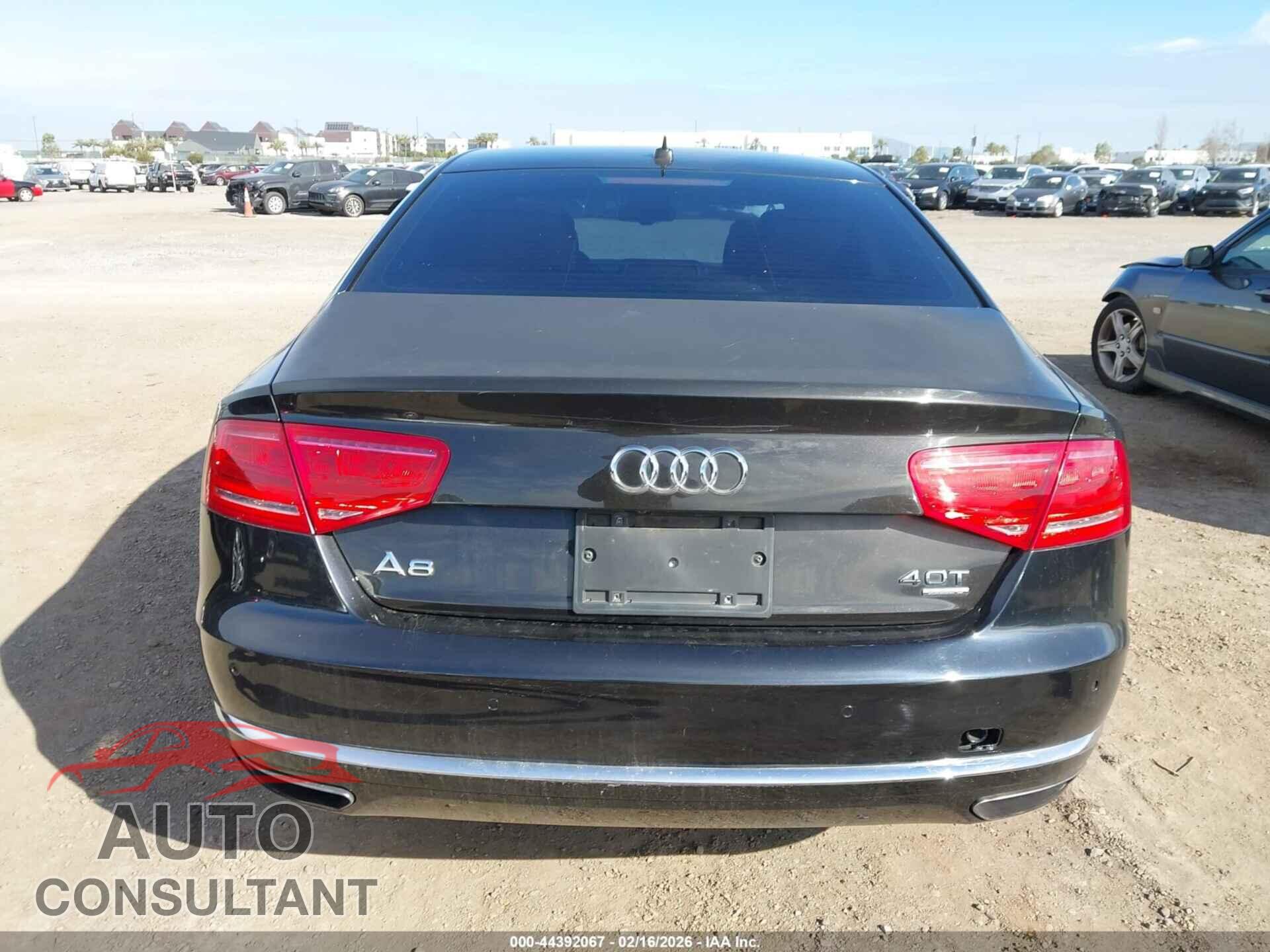 AUDI A8 2013 - WAUA2AFD7DN011078