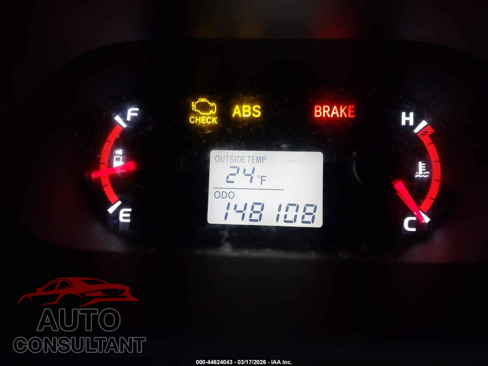 TOYOTA MATRIX 2009 - 2T1LE40EX9C008787