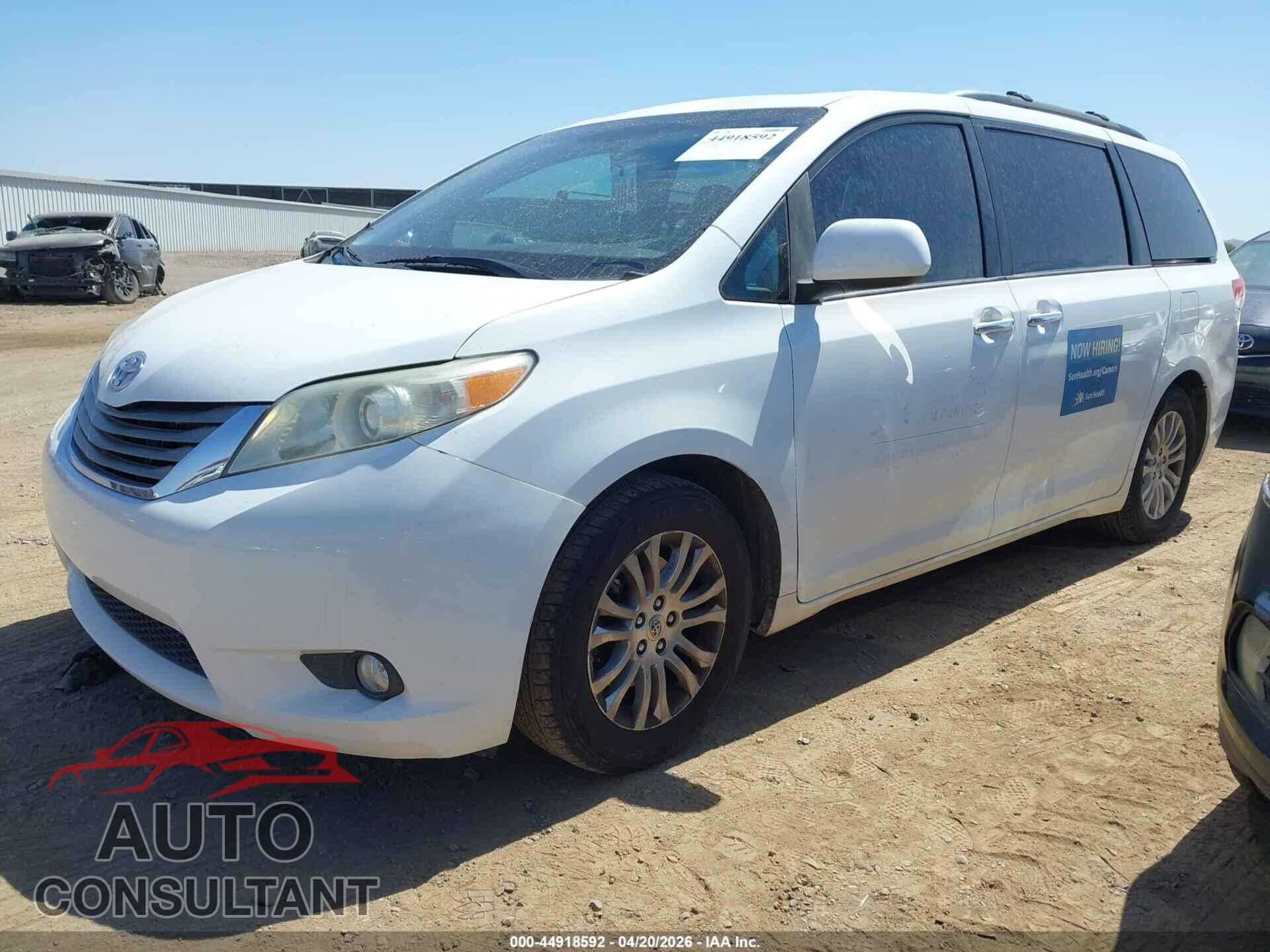 TOYOTA SIENNA 2013 - 5TDYK3DC8DS288081
