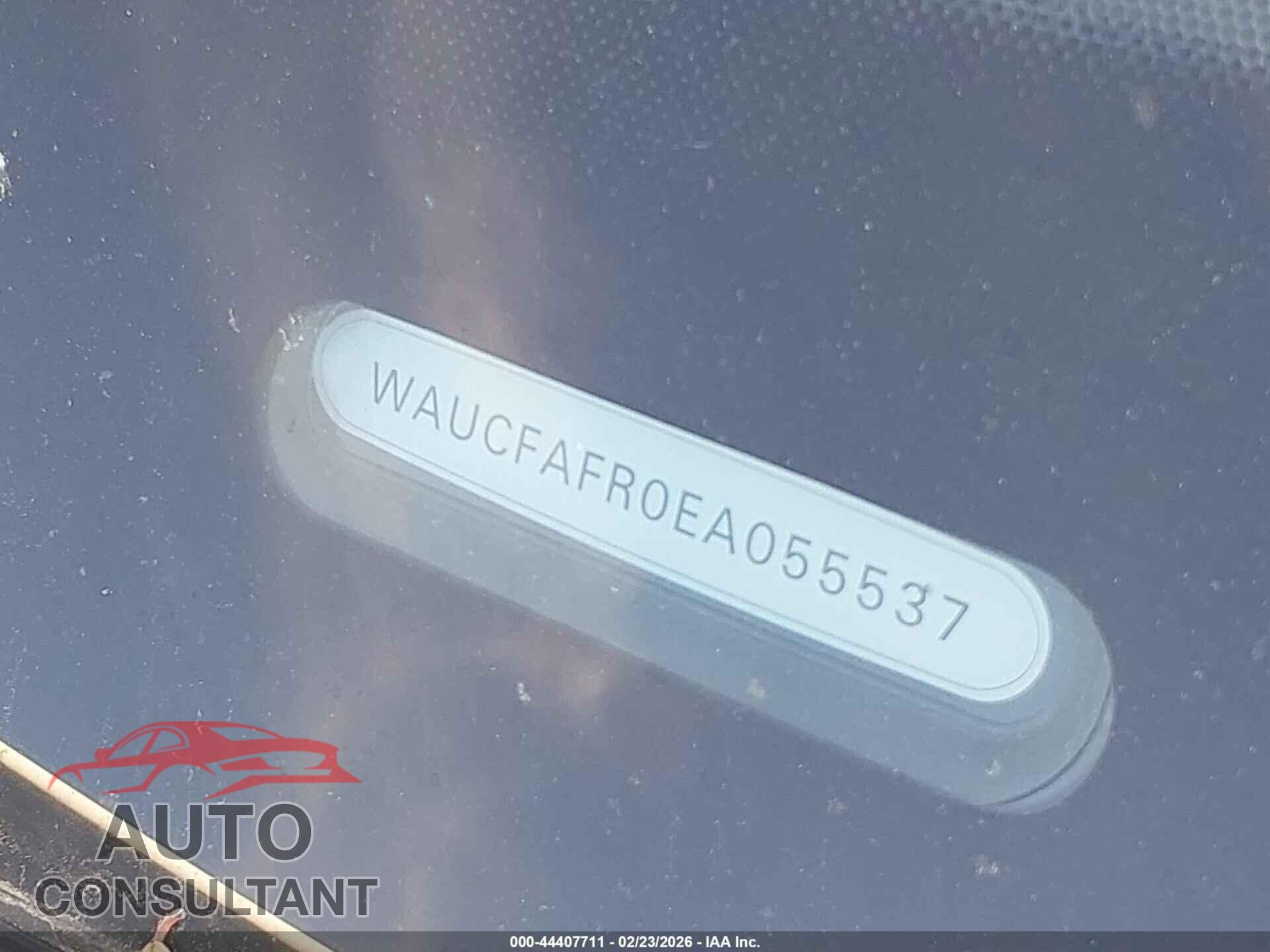 AUDI A5 2014 - WAUCFAFR0EA055537