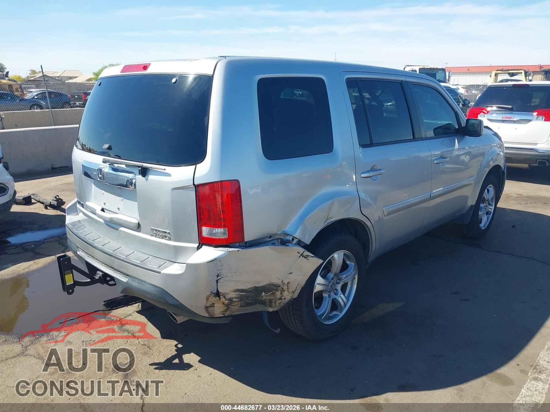 HONDA PILOT 2014 - 5FNYF3H48EB013176