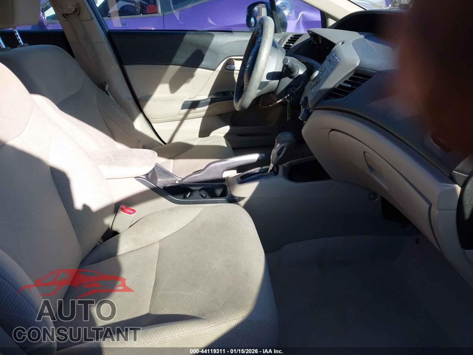 HONDA CIVIC 2012 - JHMFB2F54CS001467