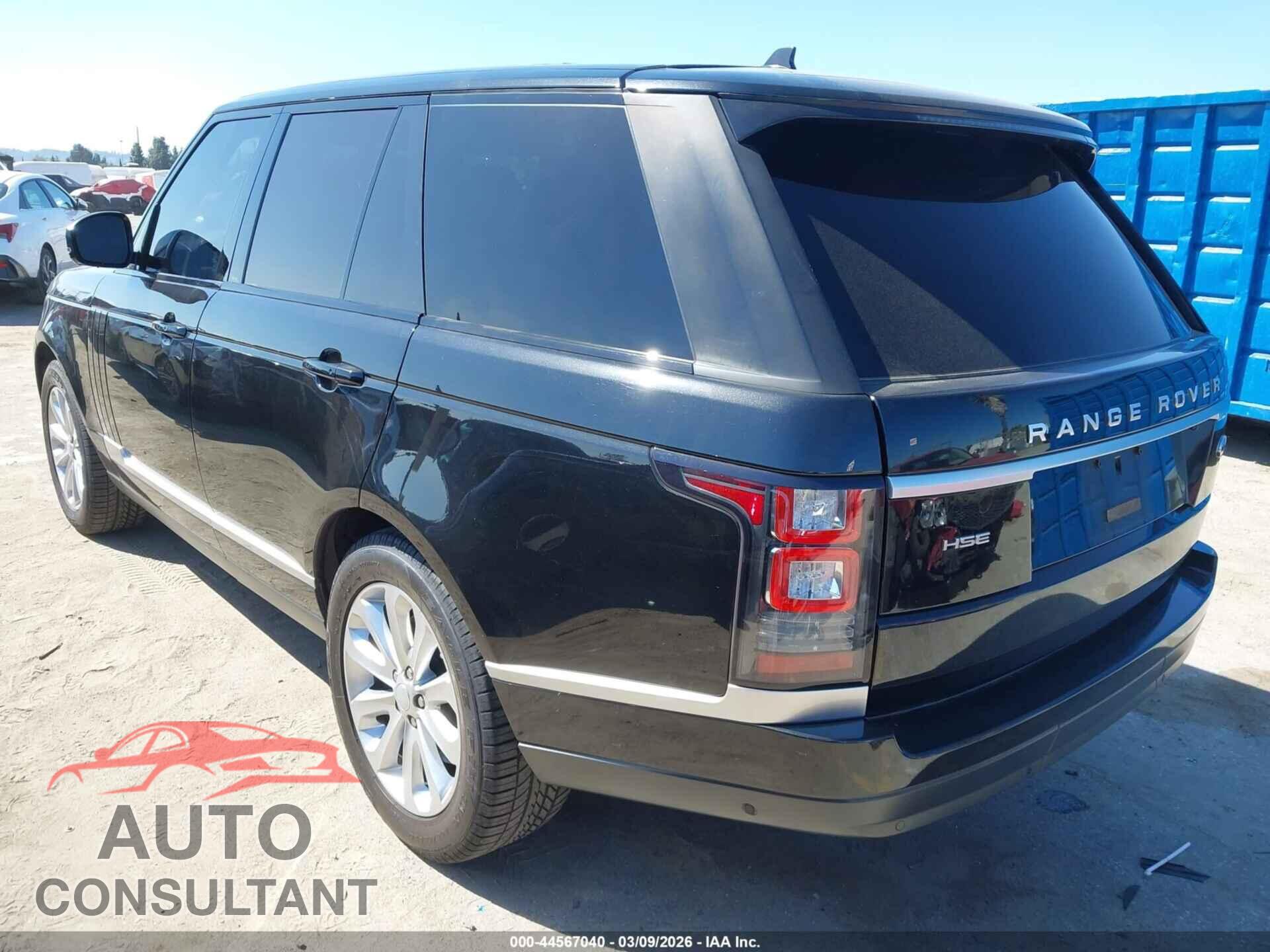 LAND ROVER RANGE ROVER 2016 - SALGS2PF8GA311414