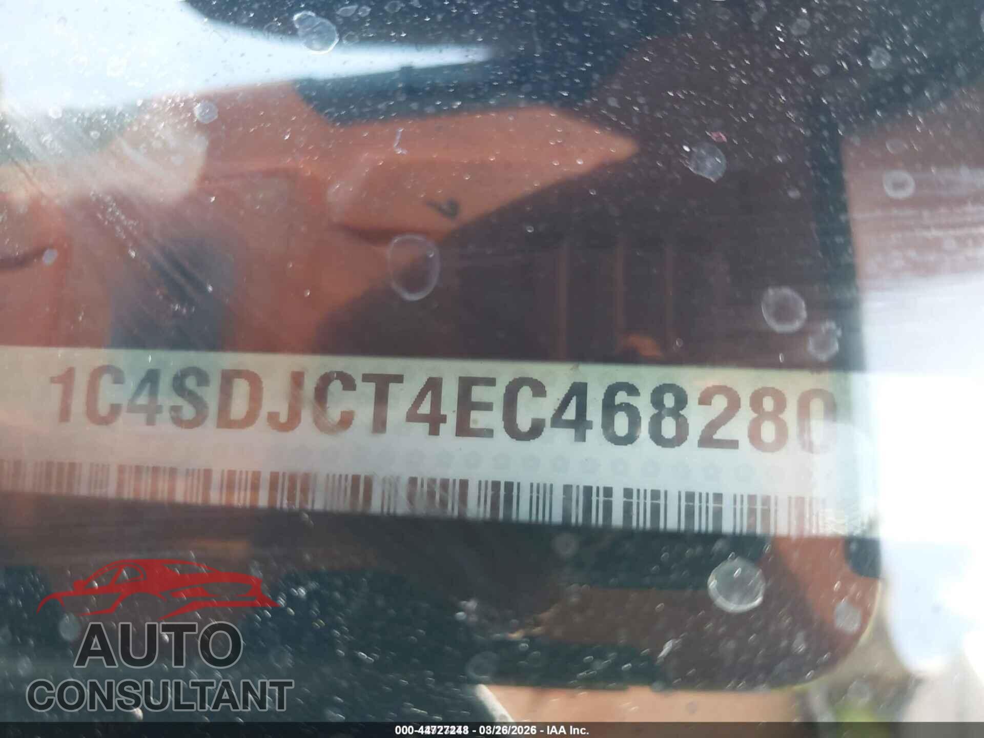 DODGE DURANGO 2014 - 1C4SDJCT4EC468280