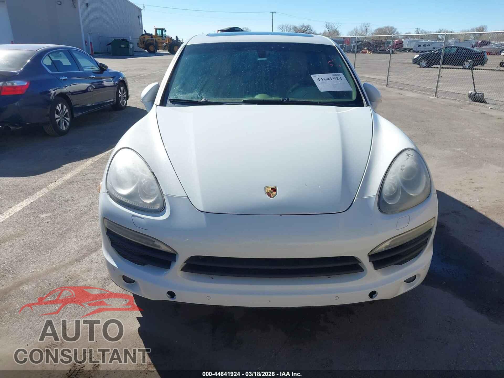 PORSCHE CAYENNE 2012 - WP1AB2A21CLA49994