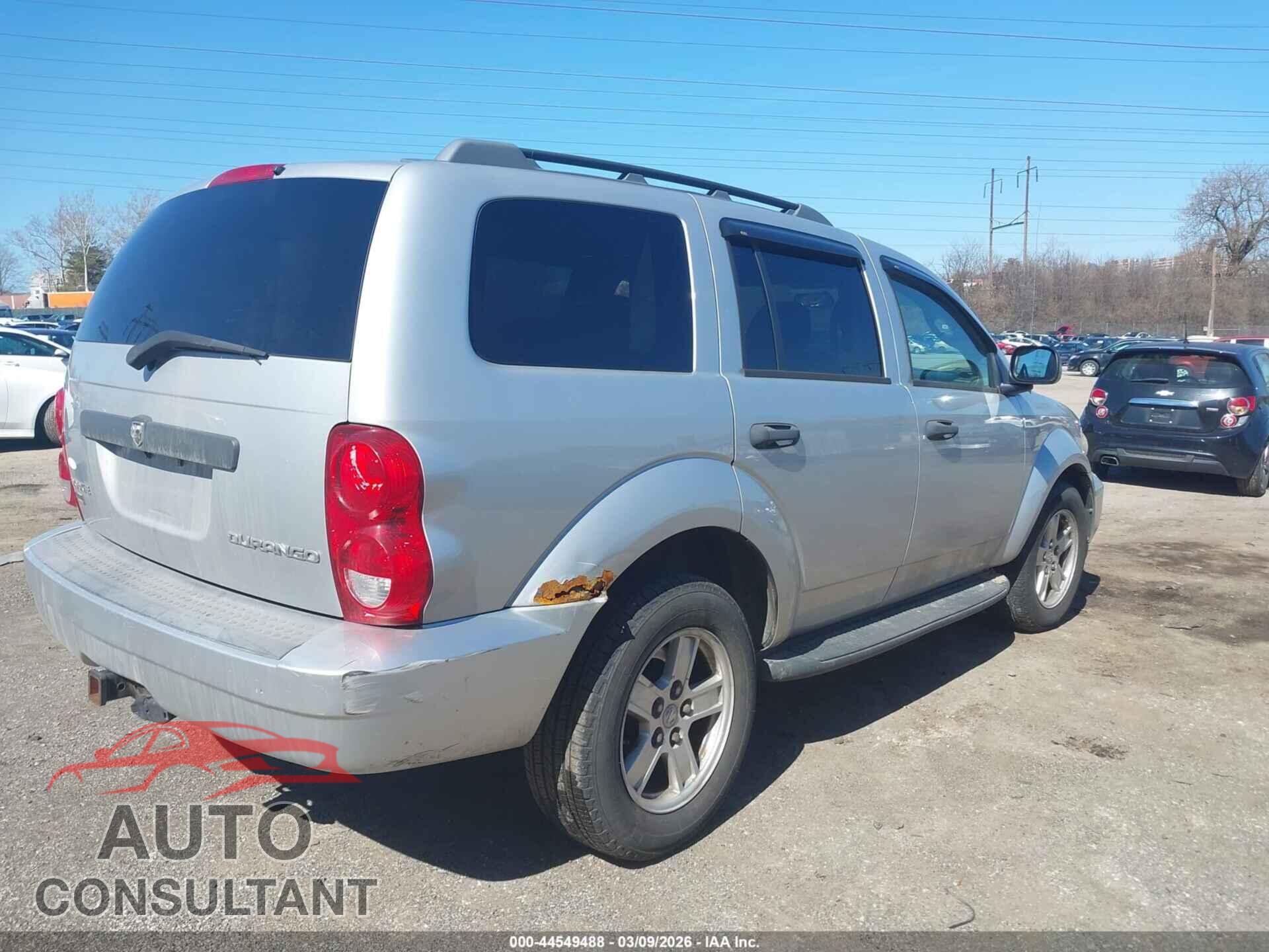 DODGE DURANGO 2009 - 1D8HB38P89F712106