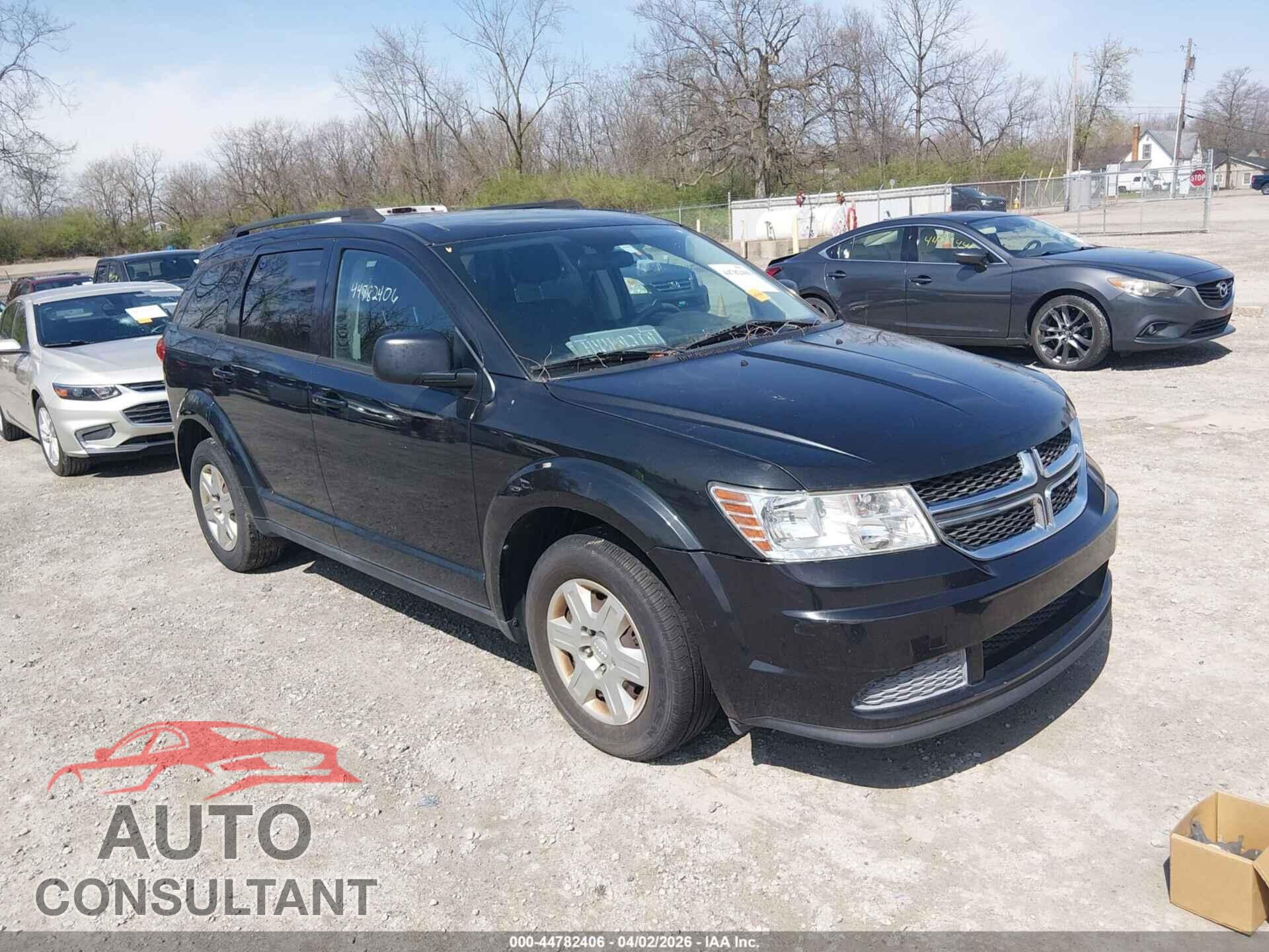 DODGE JOURNEY 2012 - 3C4PDCAB2CT204830