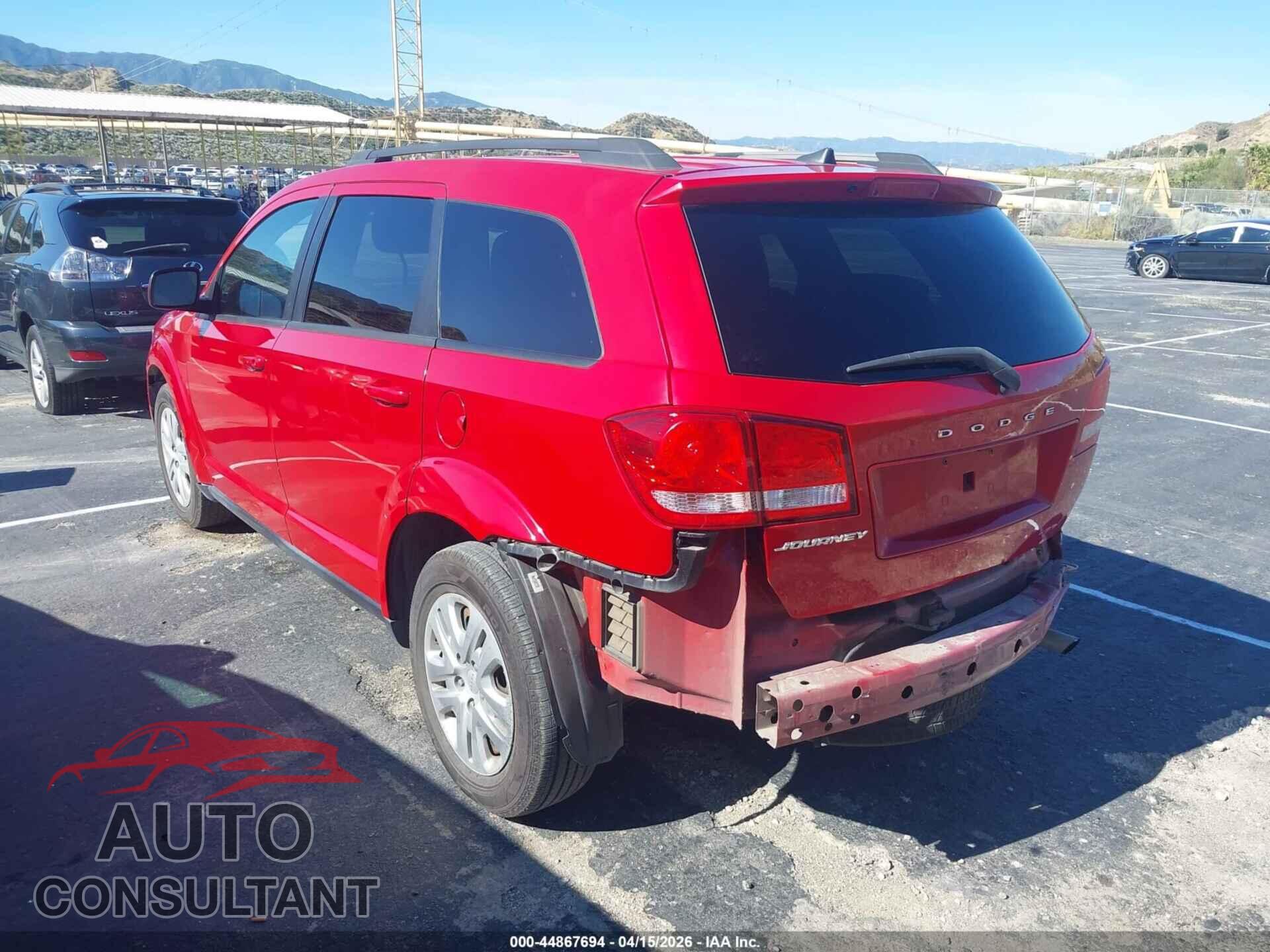 DODGE JOURNEY 2019 - 3C4PDCBB7KT868179