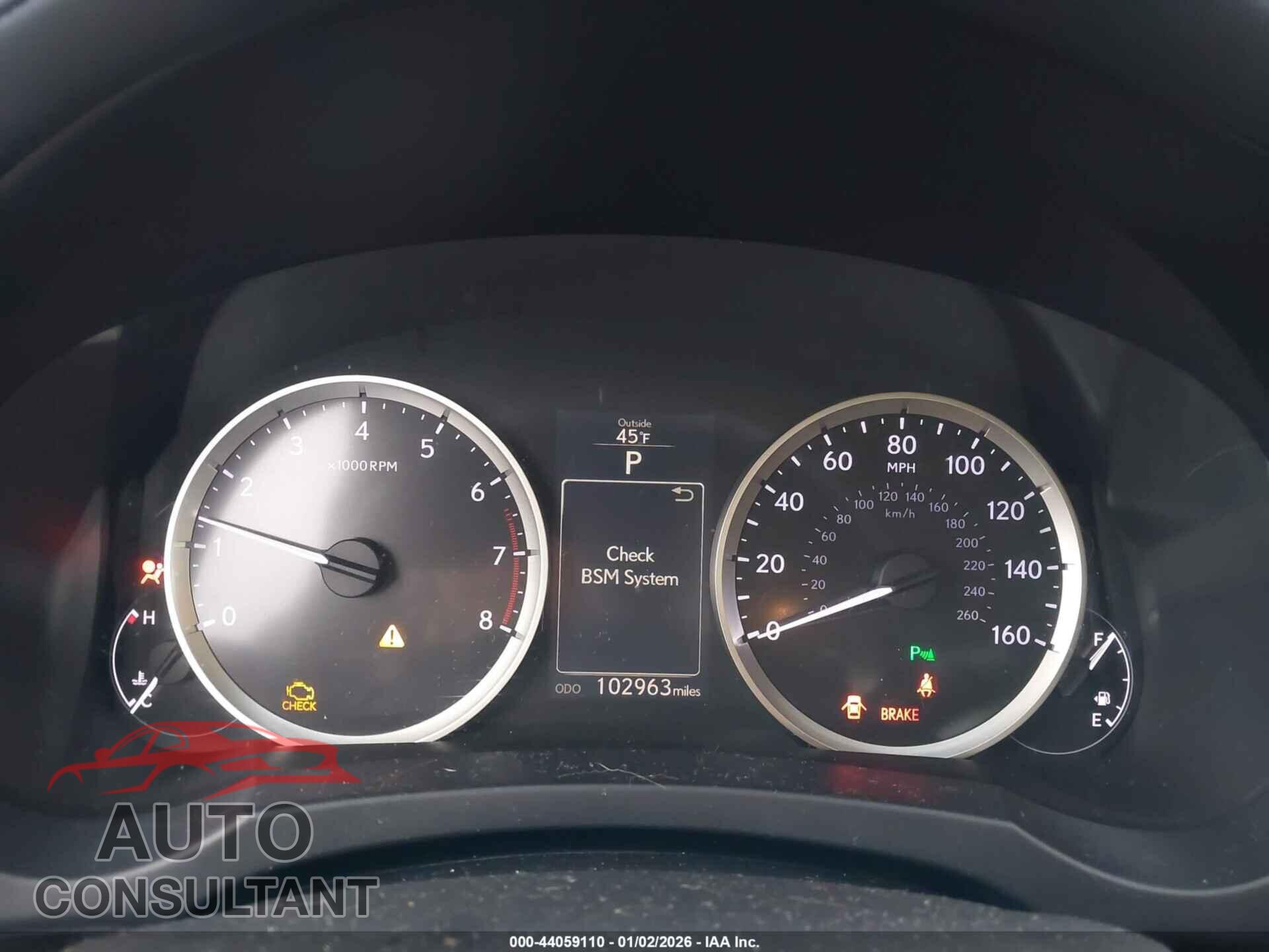 LEXUS IS 250 2014 - JTHCF1D27E5012040