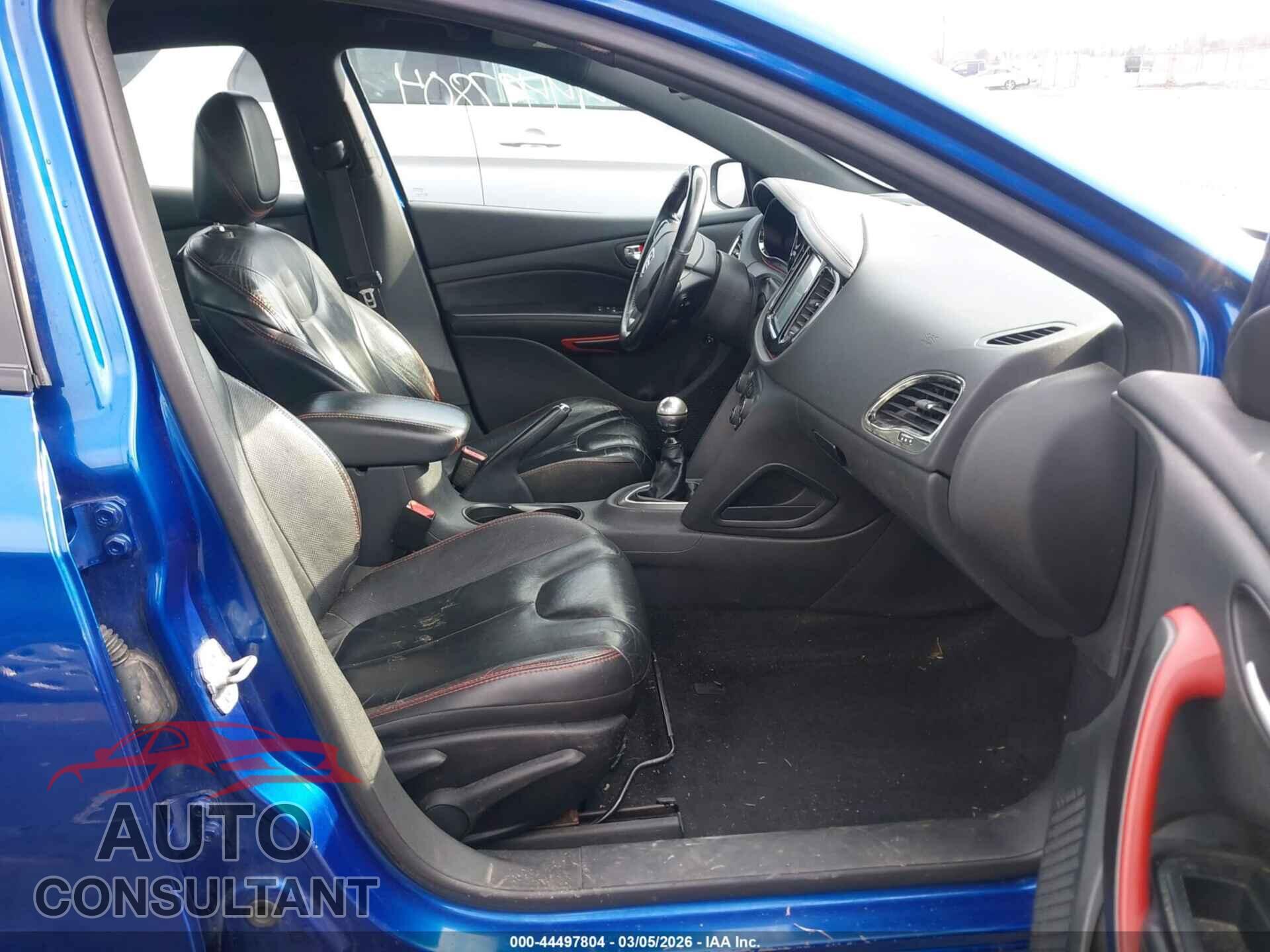 DODGE DART 2014 - 1C3CDFEB8ED670091