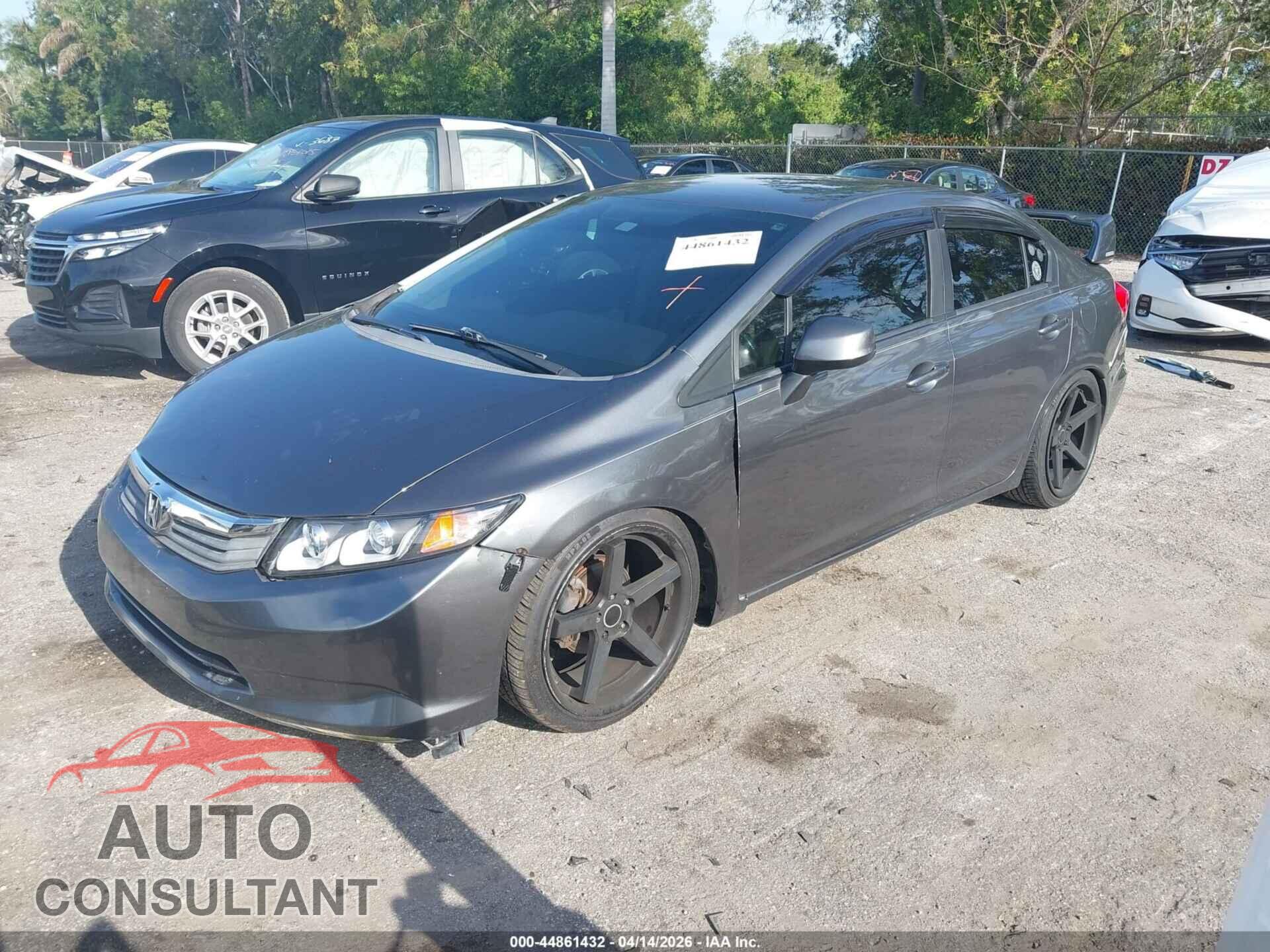 HONDA CIVIC 2012 - 19XFB2F52CE109557