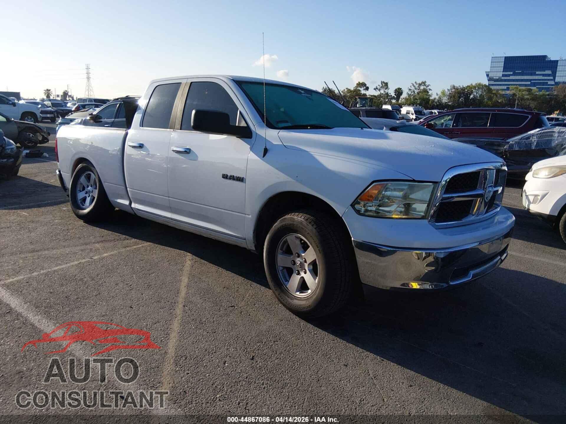 DODGE RAM 1500 2010 - 1D7RB1GP2AS203784