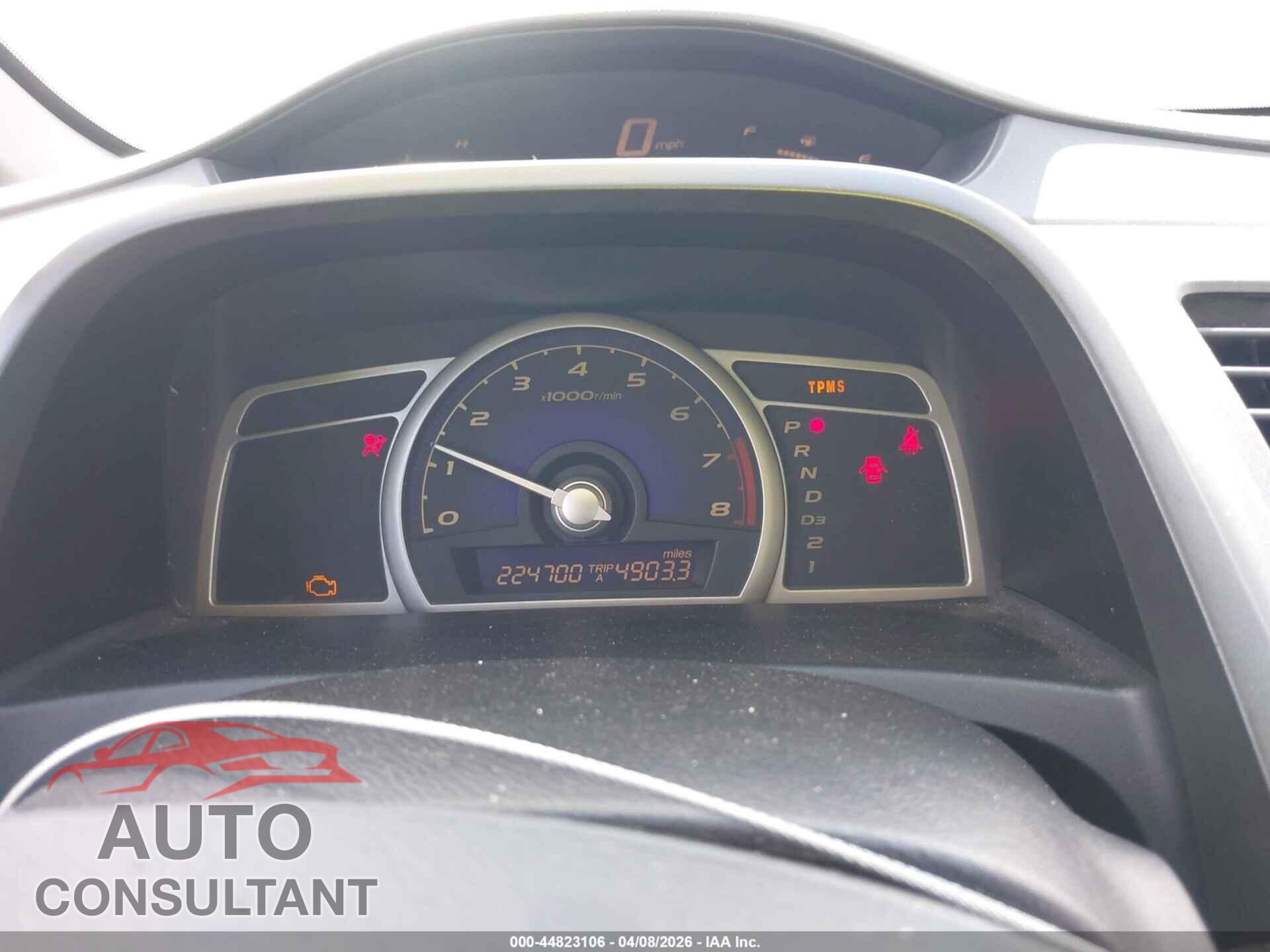 HONDA CIVIC 2010 - 19XFA1F8XAE032280