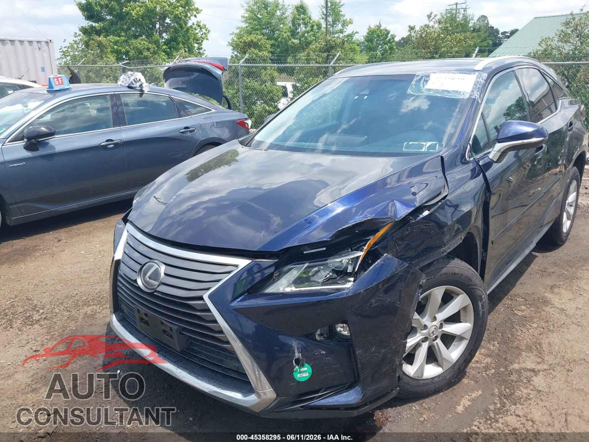 LEXUS RX 350 2017 - 2T2BZMCA3HC097573