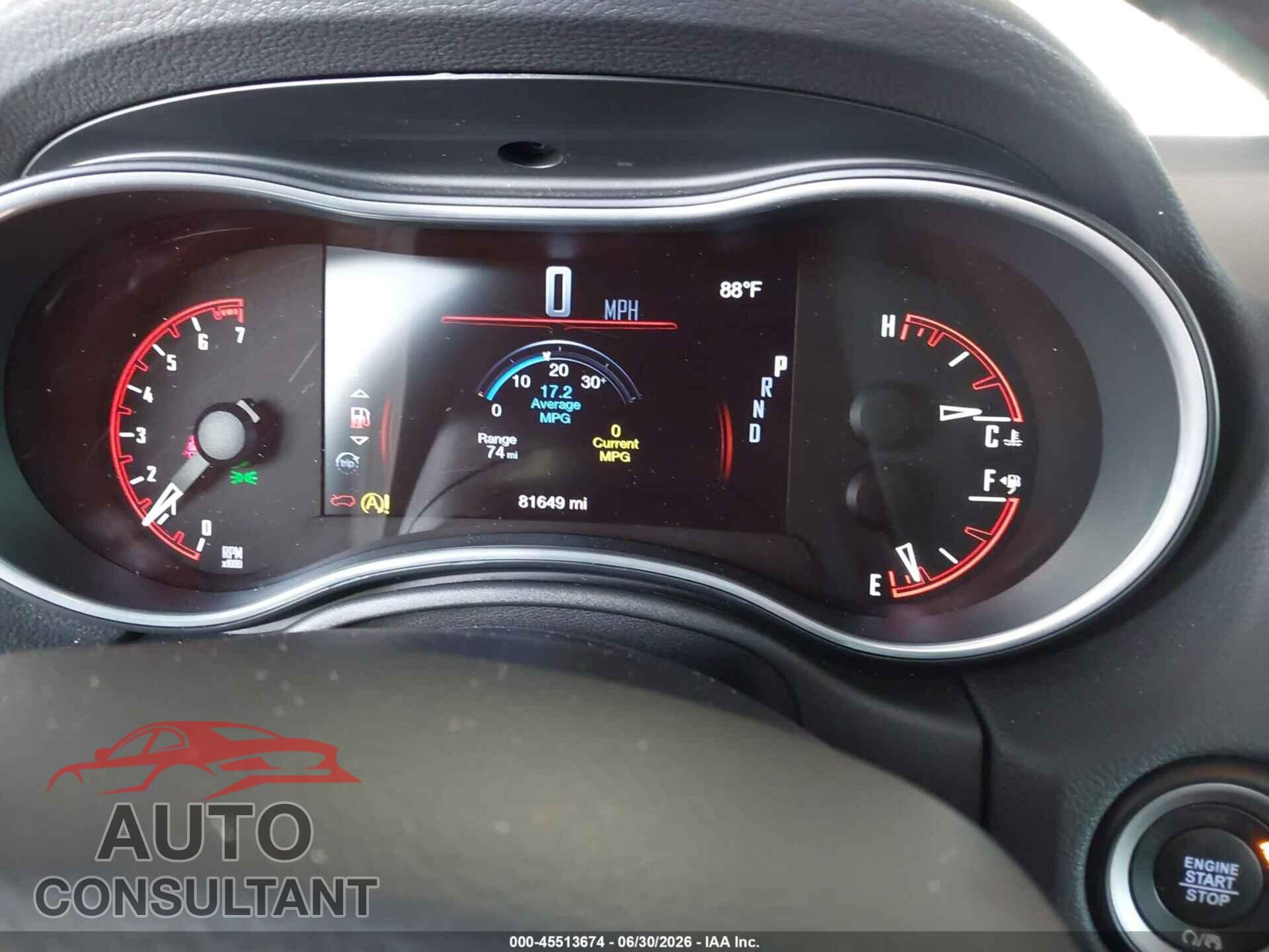 DODGE DURANGO 2019 - 1C4RDJAG6KC839746