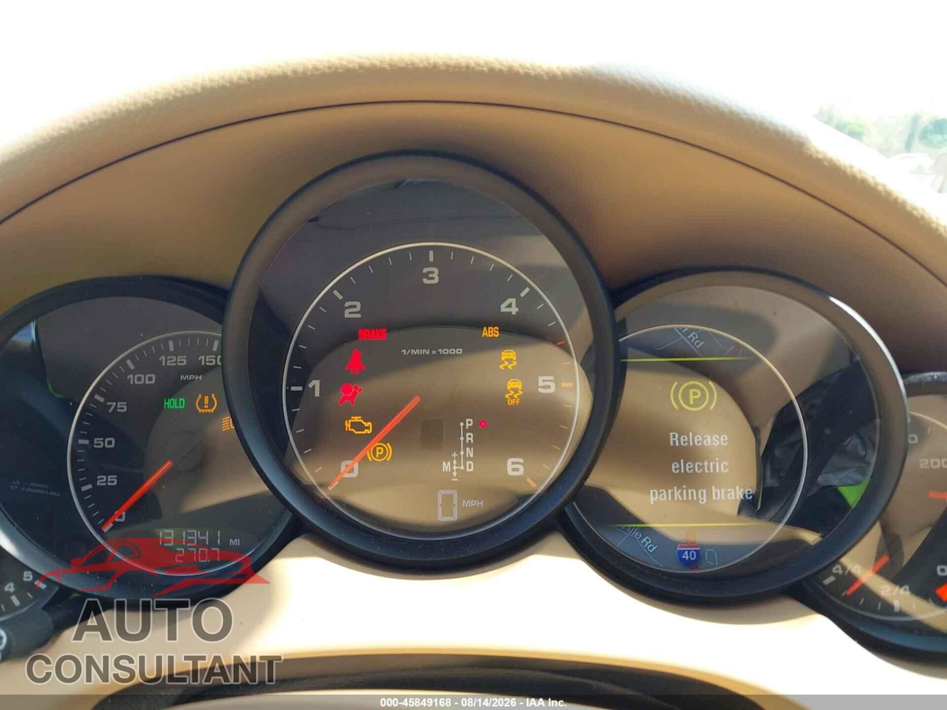 PORSCHE CAYENNE 2014 - WP1AF2A29ELA34621