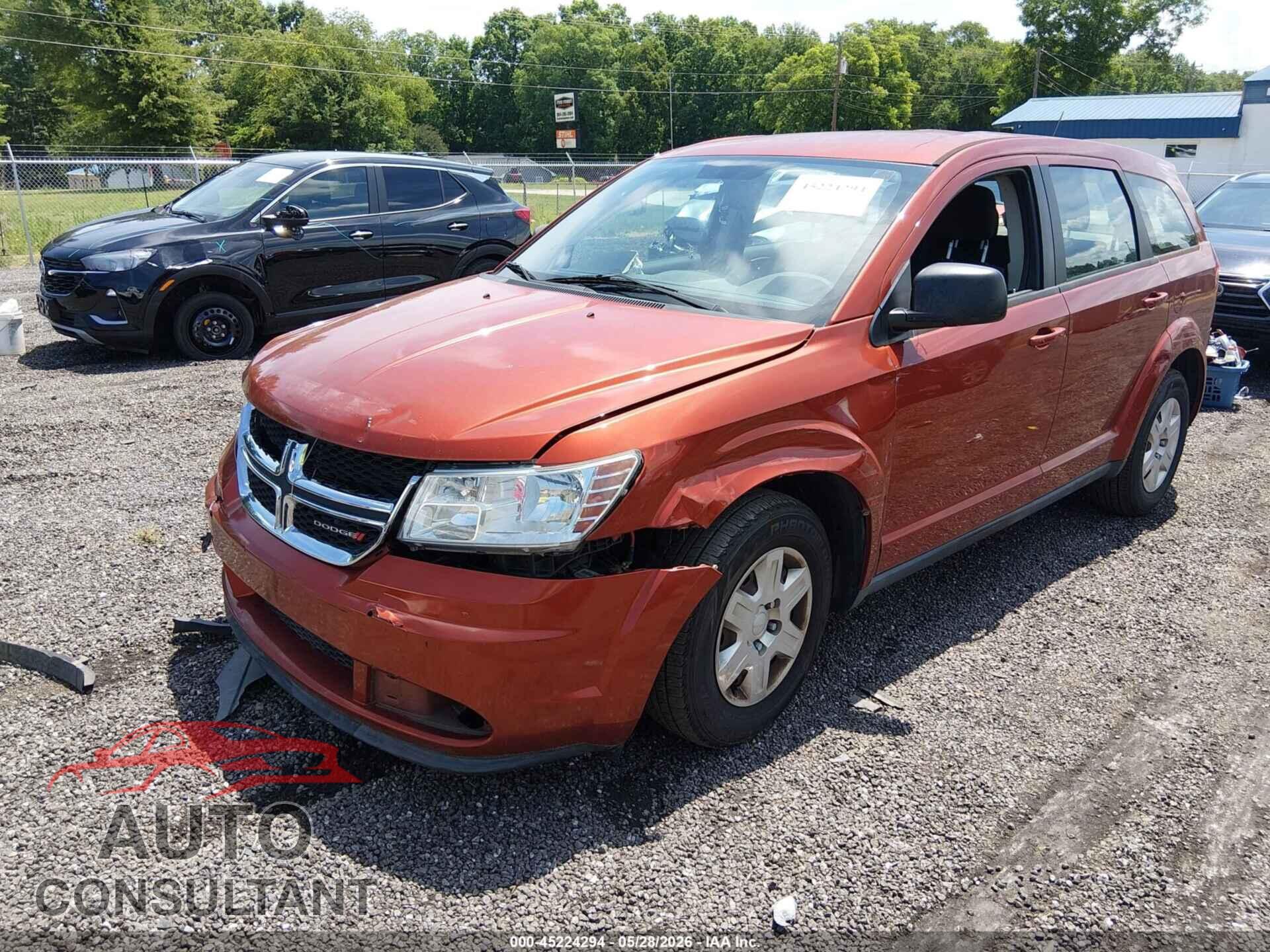 DODGE JOURNEY 2012 - 3C4PDCAB2CT349866