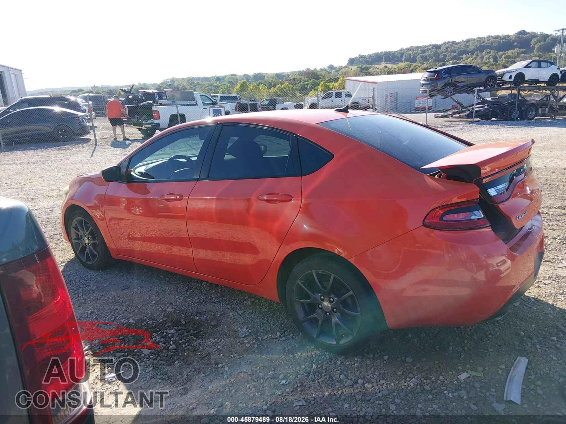 DODGE DART 2016 - 1C3CDFBB0GD644267