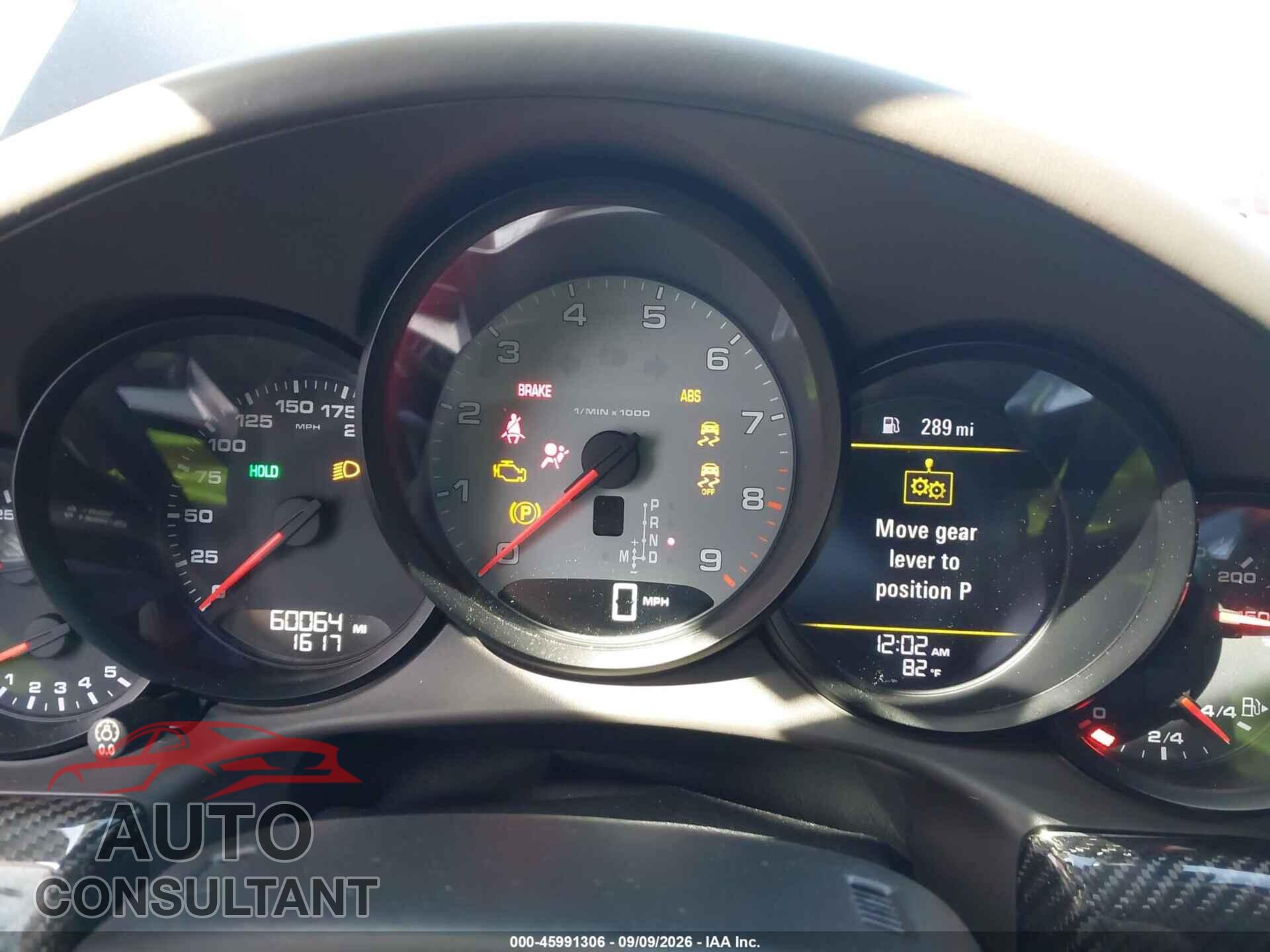 PORSCHE 911 2013 - WP0AB2A99DS120574