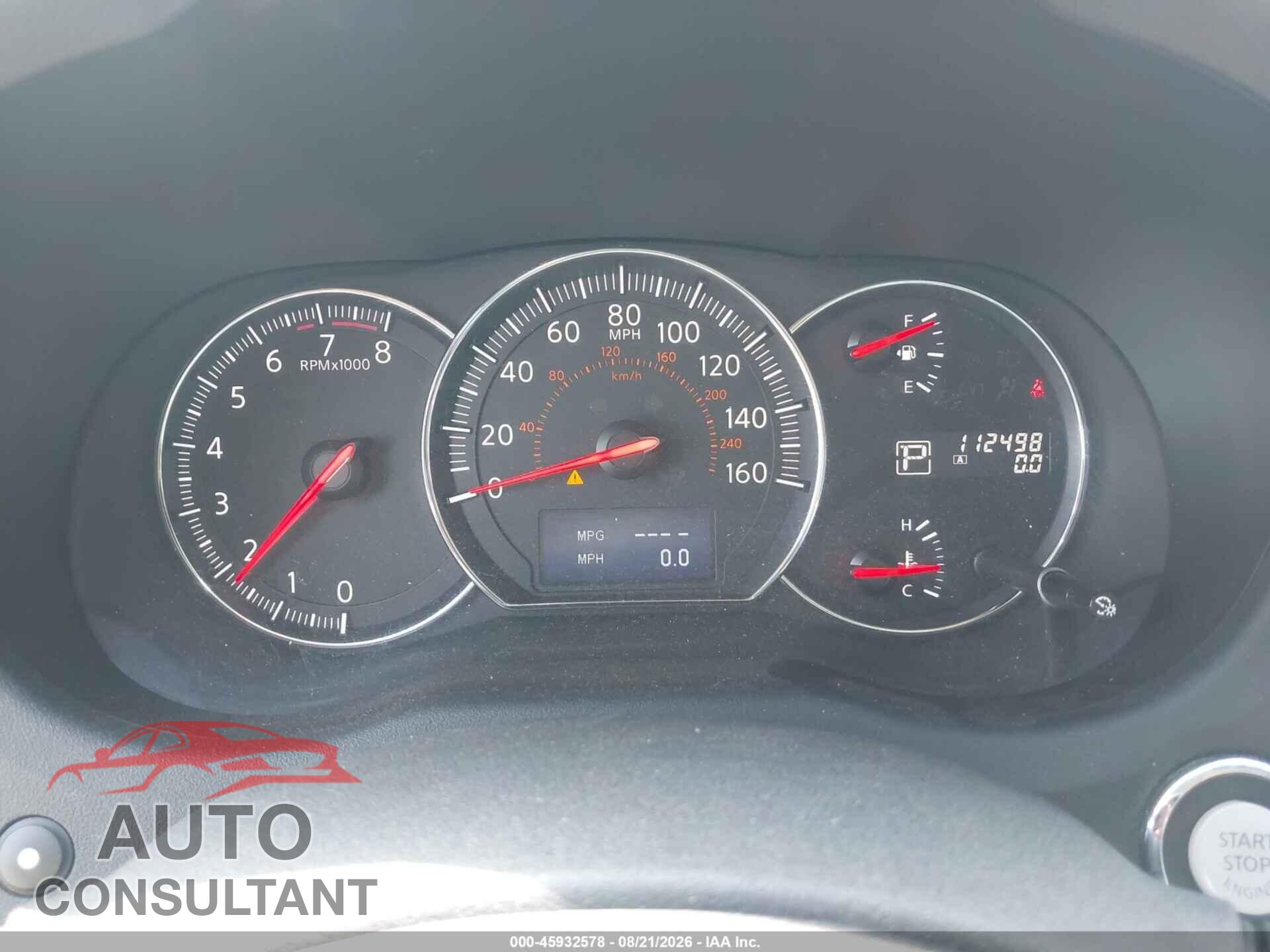 NISSAN MAXIMA 2012 - 1N4AA5AP8CC846850