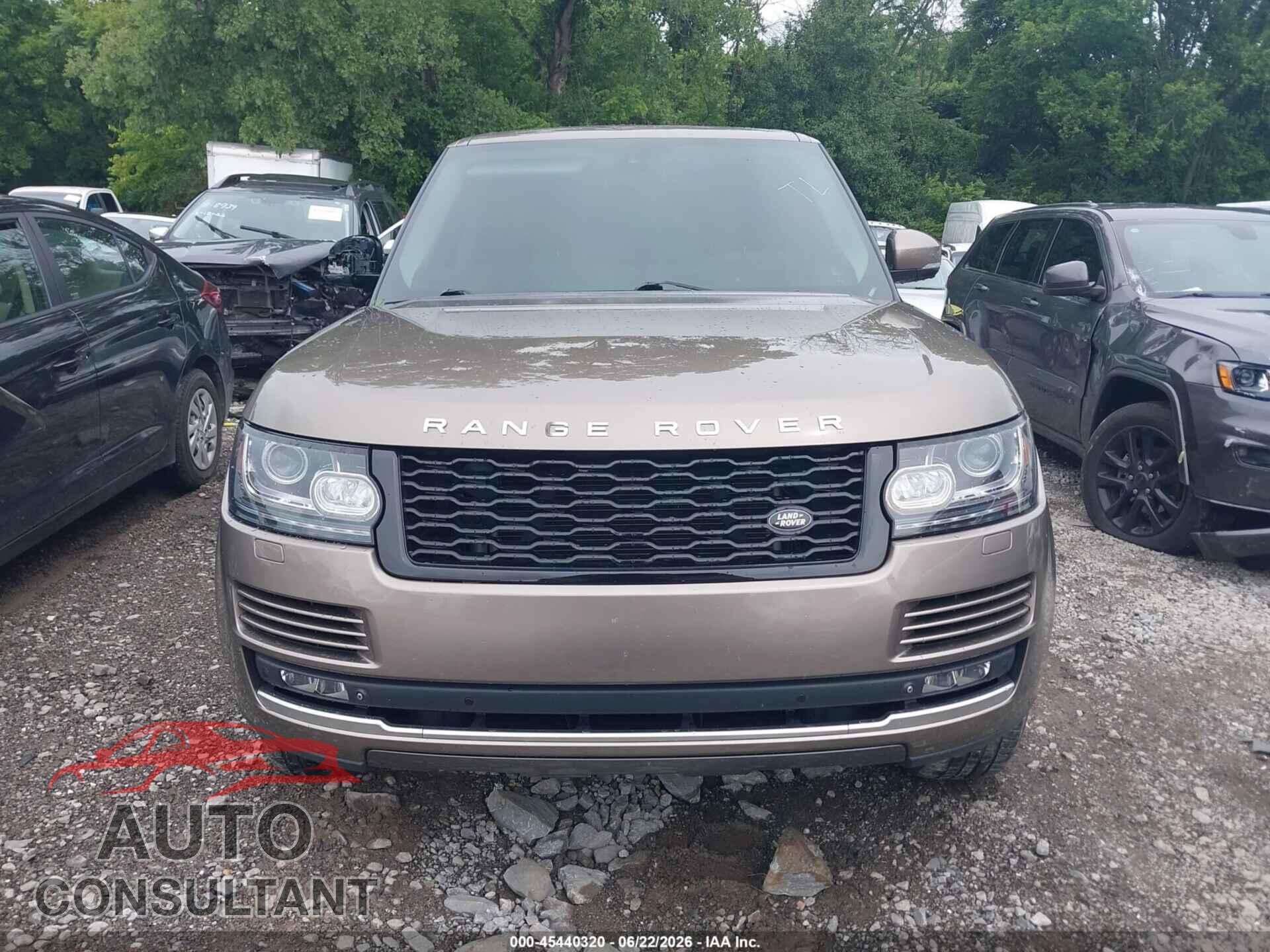 LAND ROVER RANGE ROVER 2015 - SALGS2VF3FA242228