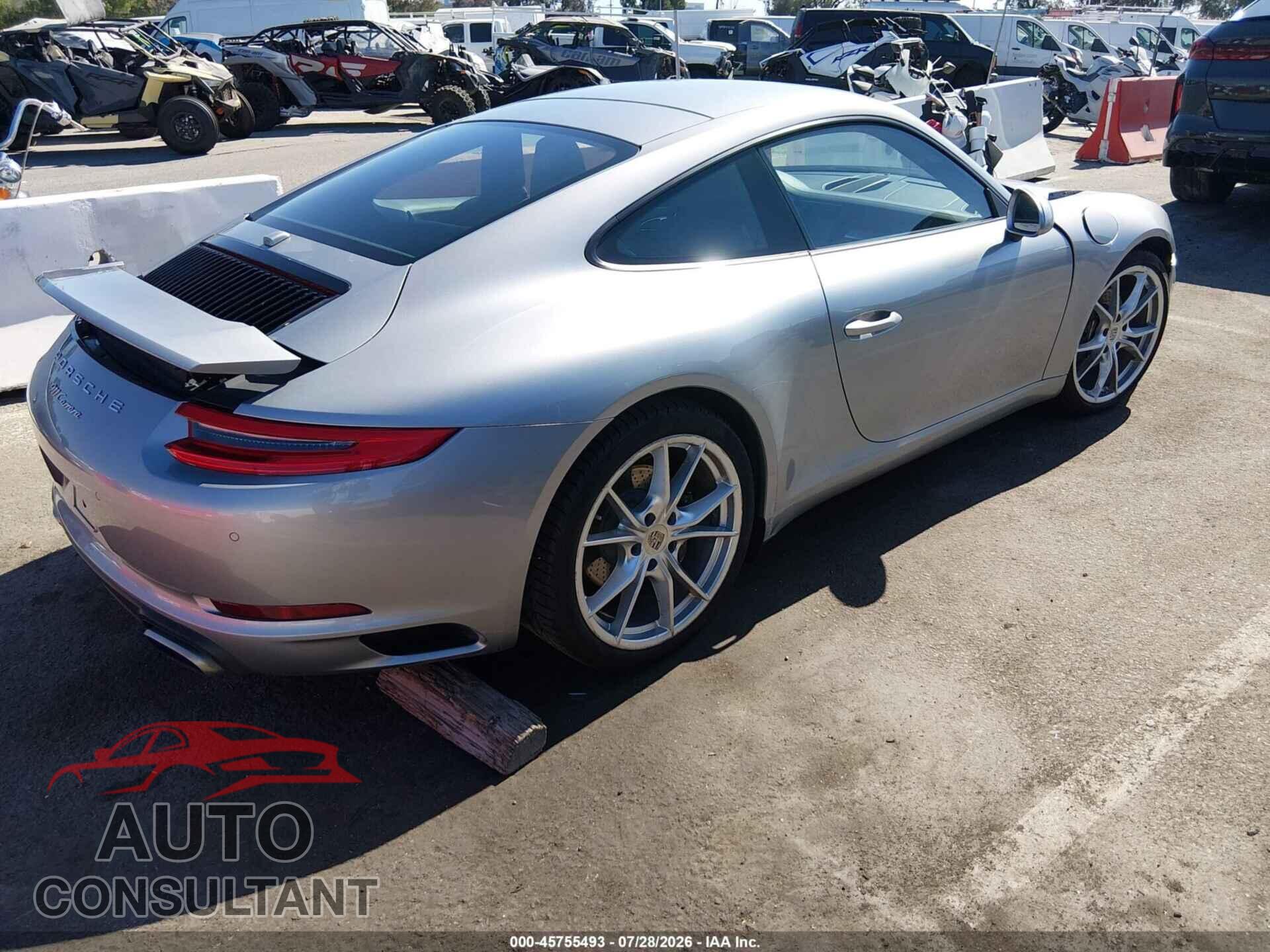PORSCHE 911 2017 - WP0AA2A92HS107089
