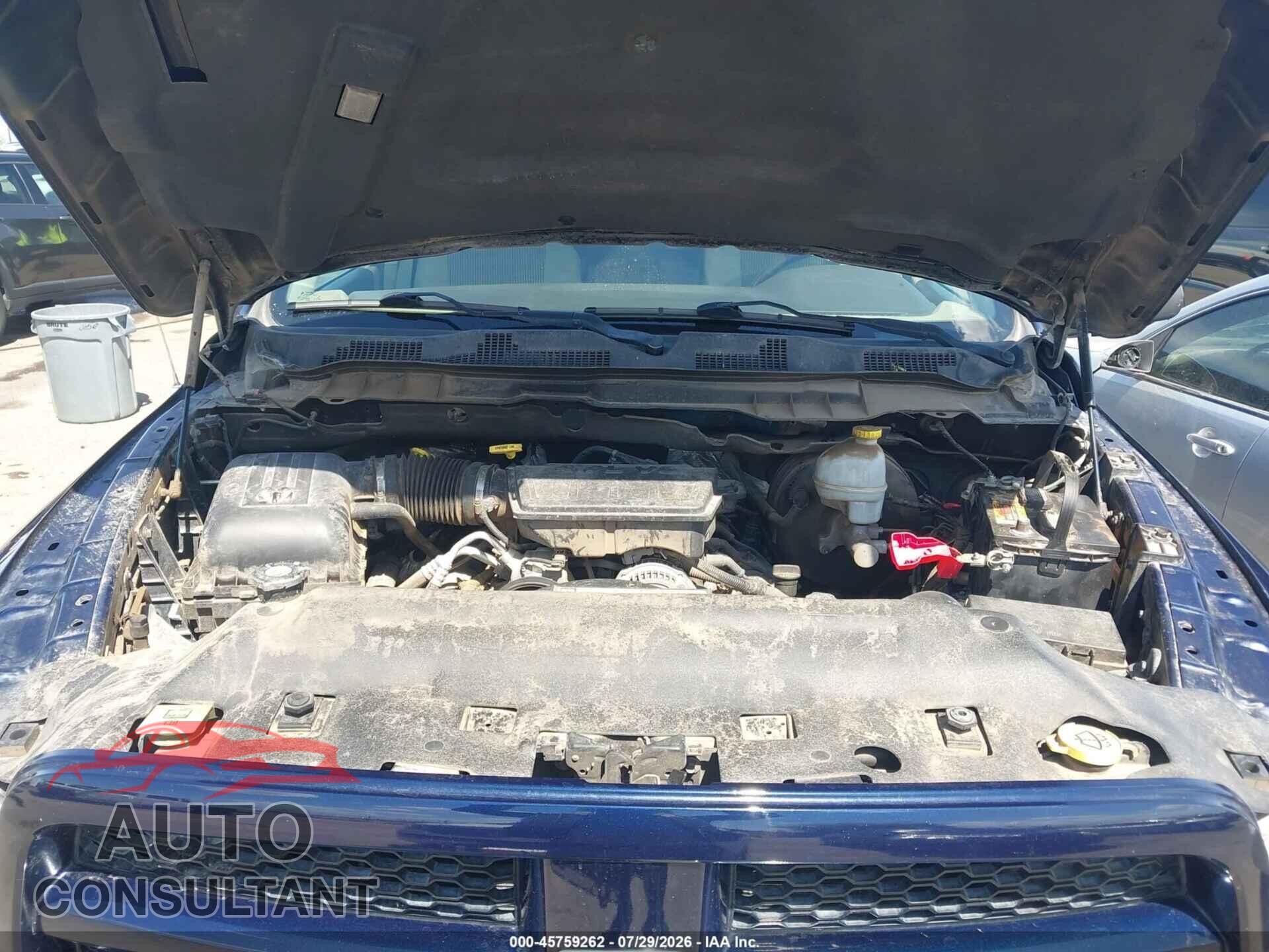 DODGE RAM 1500 2012 - 1C6RD7GP5CS179014