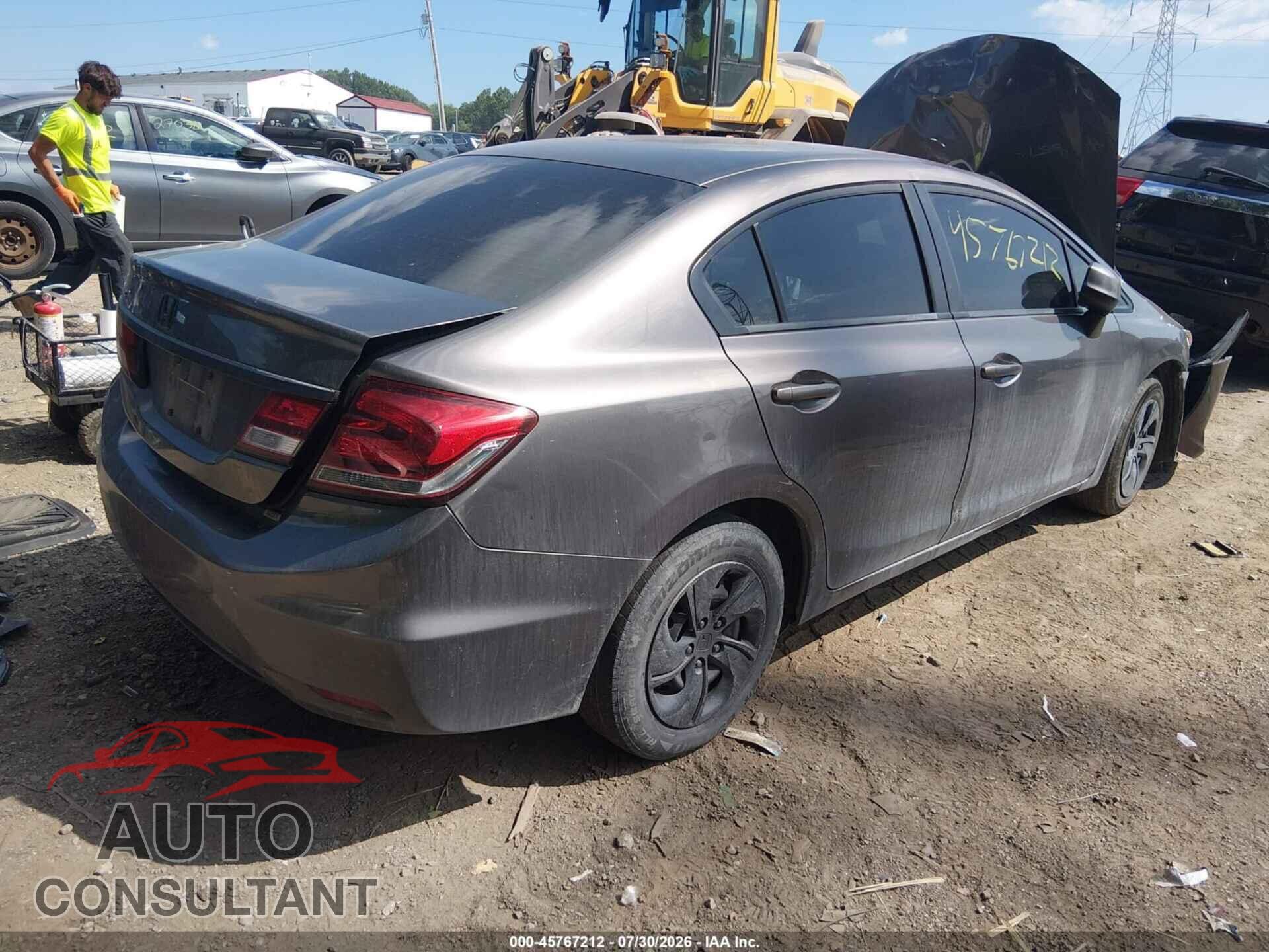 HONDA CIVIC 2013 - 19XFB2F5XDE026962