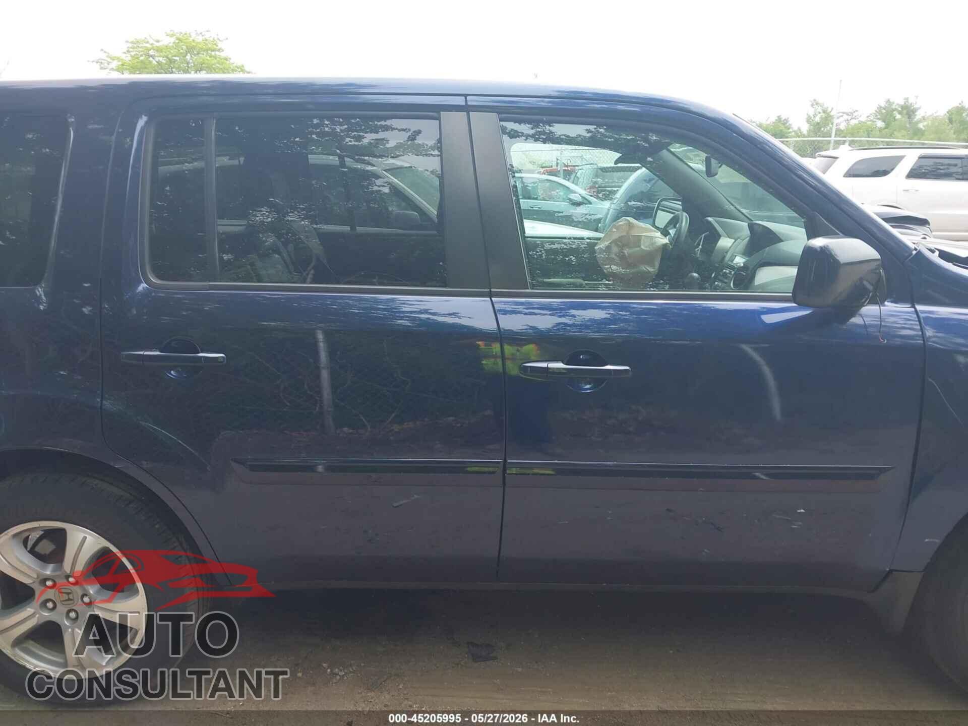 HONDA PILOT 2013 - 5FNYF4H59DB079247