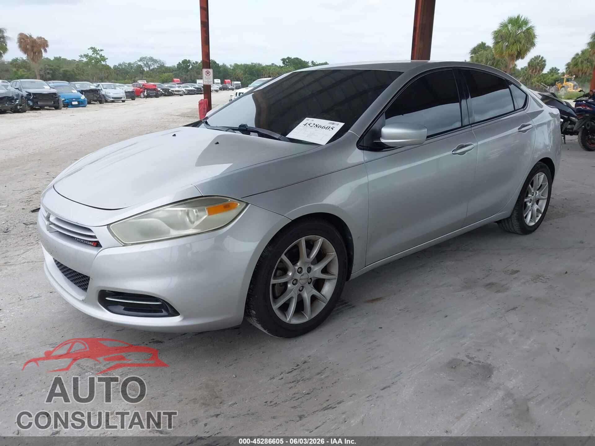 DODGE DART 2013 - 1C3CDFBH3DD153272