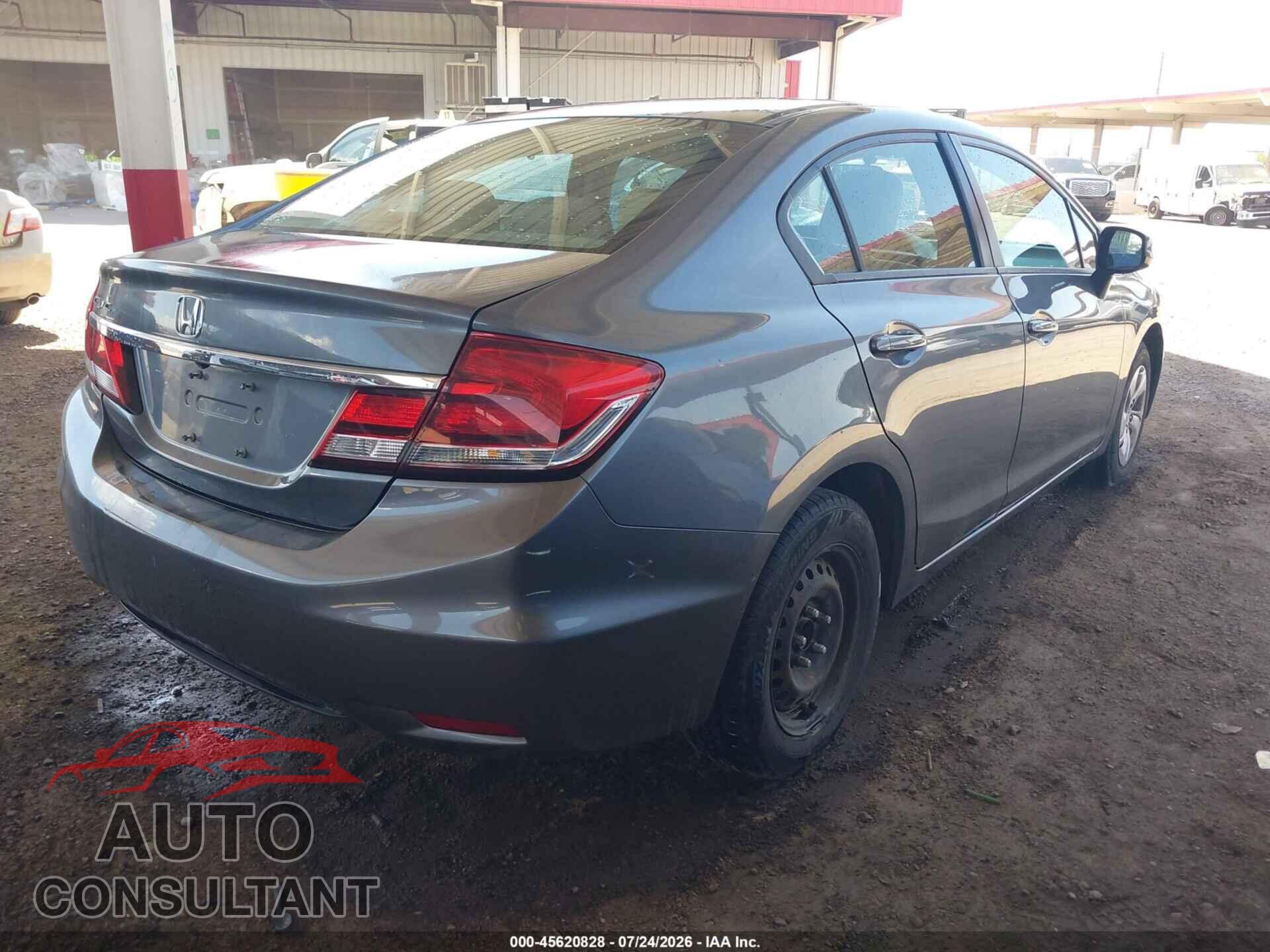 HONDA CIVIC 2013 - 19XFB2F52DE229778