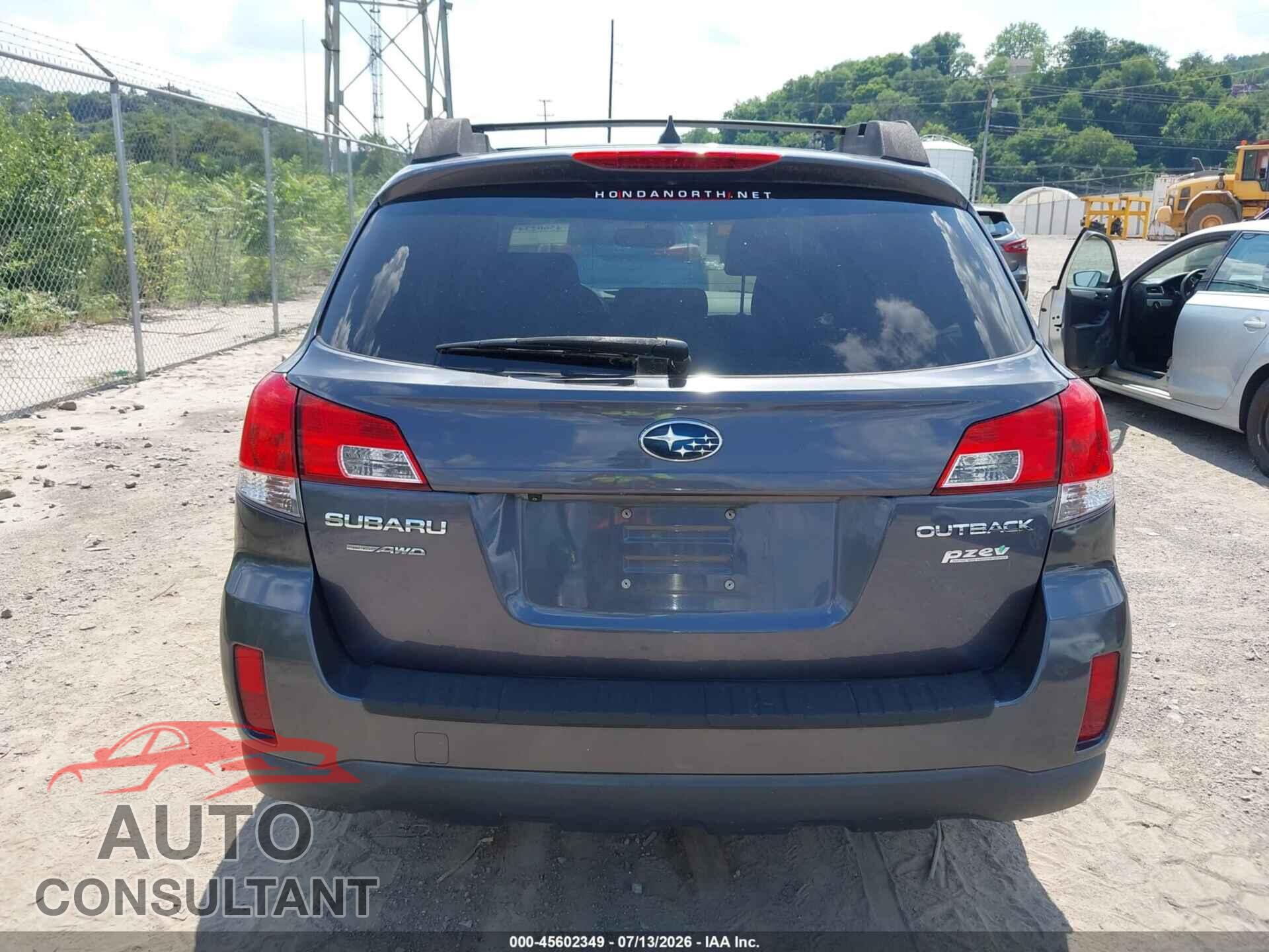 SUBARU OUTBACK 2014 - 4S4BRBLC4E3246292