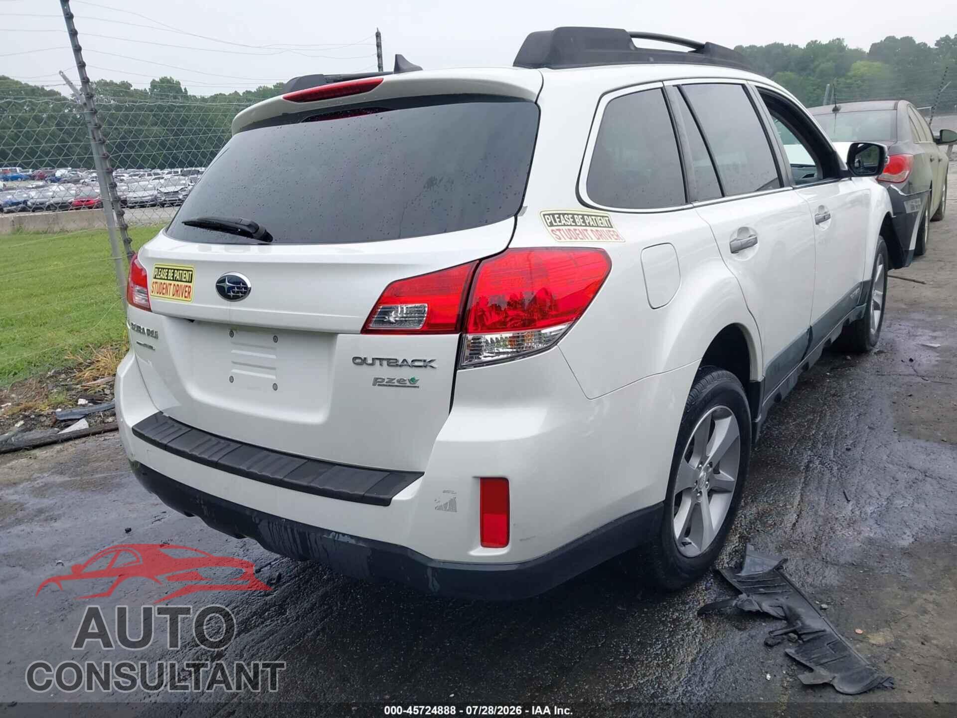 SUBARU OUTBACK 2014 - 4S4BRBPC5E3317381