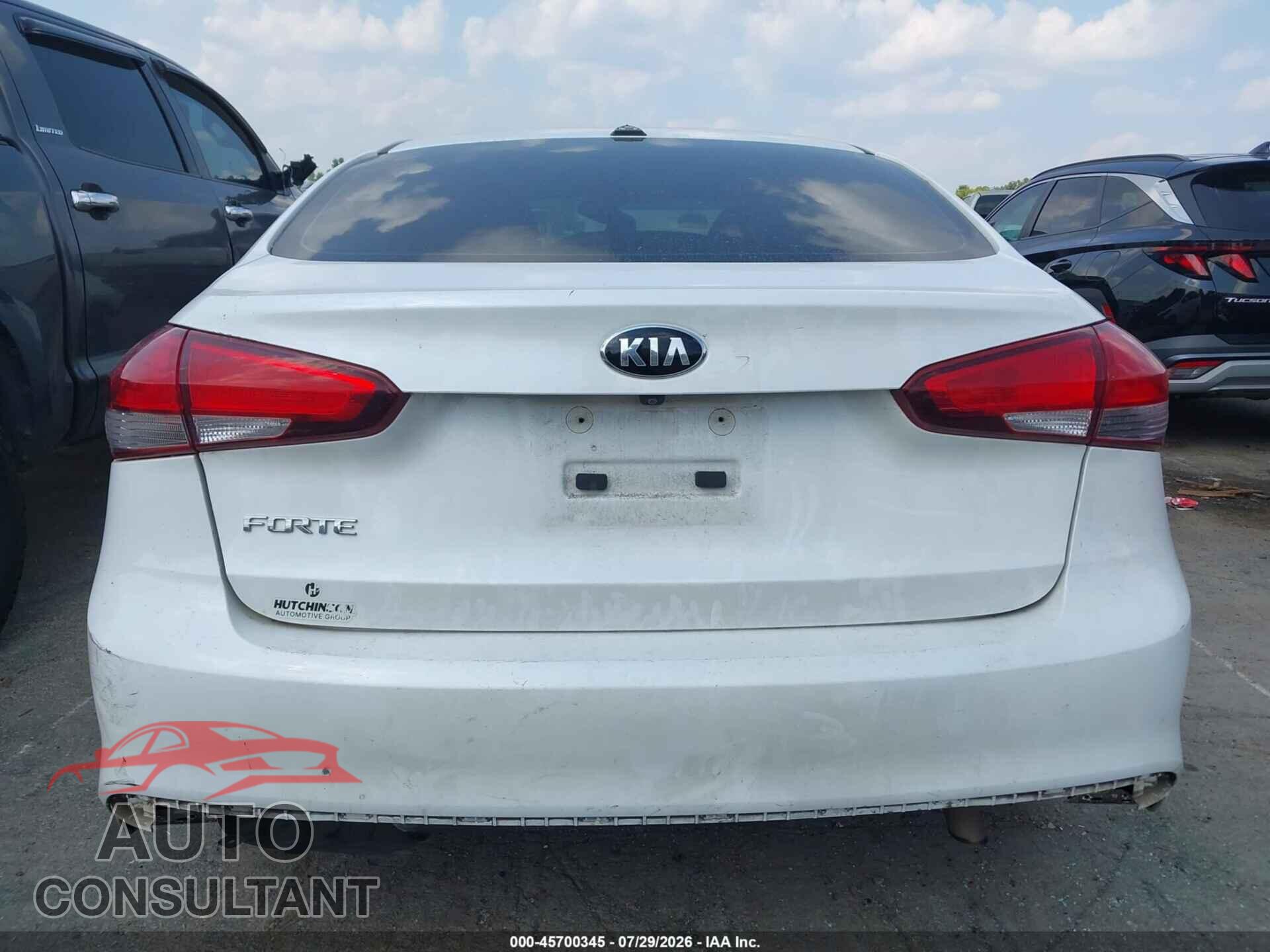 KIA FORTE 2017 - 3KPFL4A71HE149105