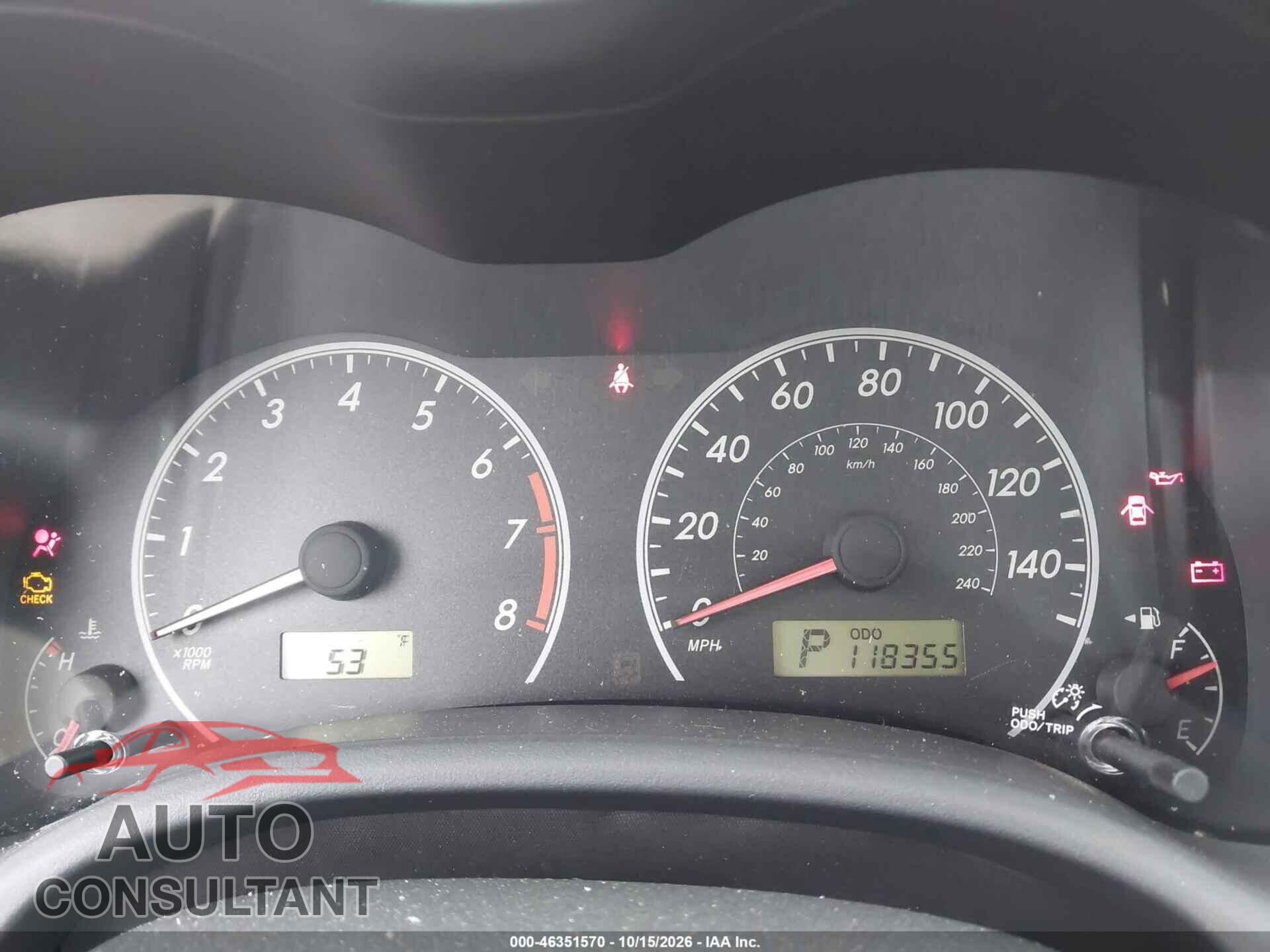 TOYOTA COROLLA 2011 - 2T1BU4EEXBC695881