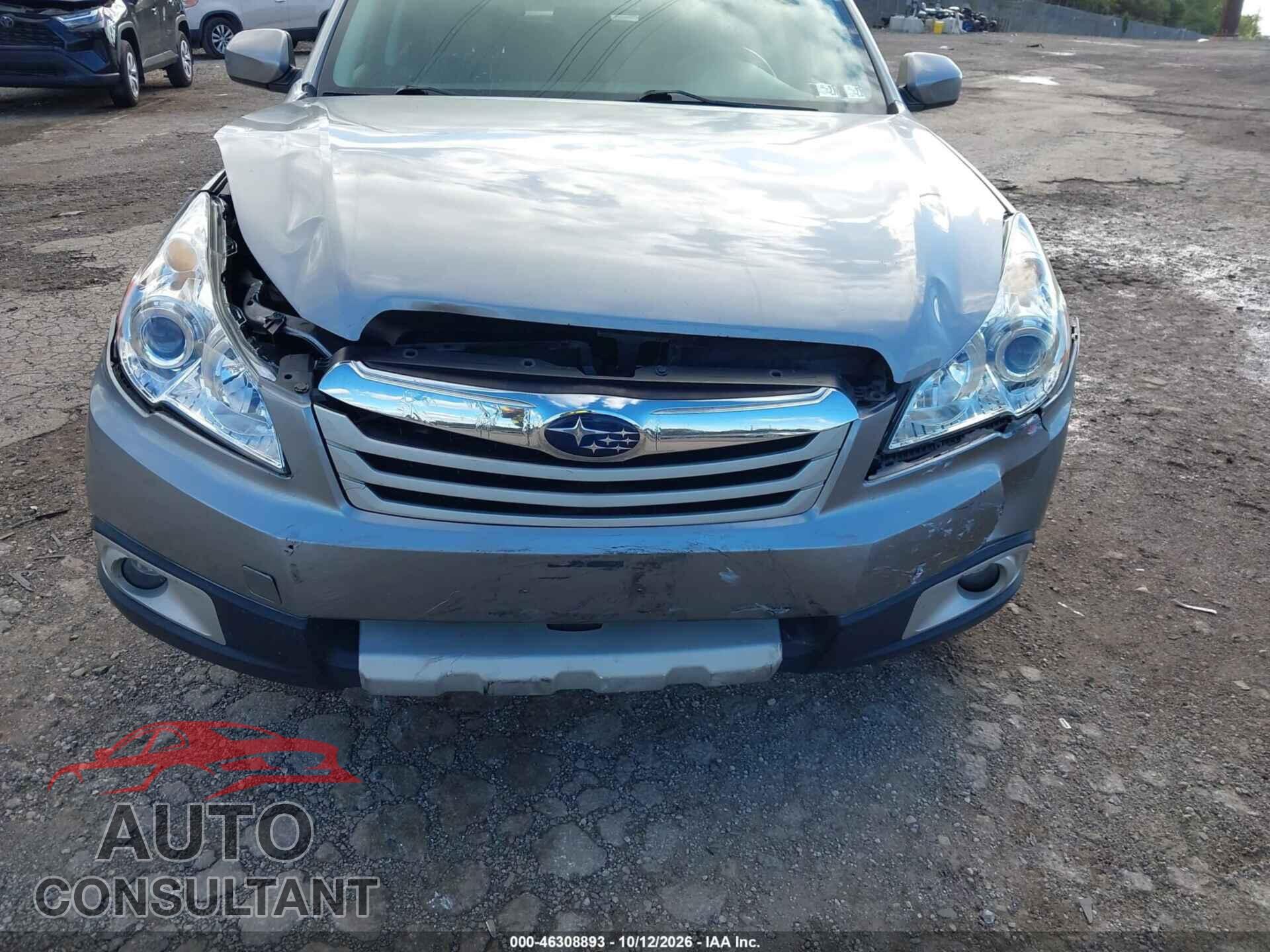 SUBARU OUTBACK 2011 - 4S4BRBLC9B3332211