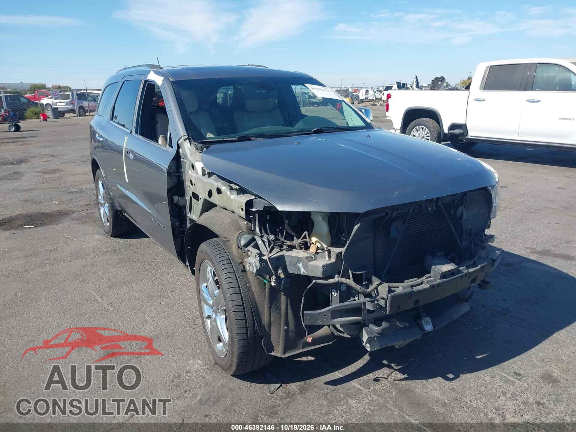 DODGE DURANGO 2012 - 1C4RDJEG4CC328564