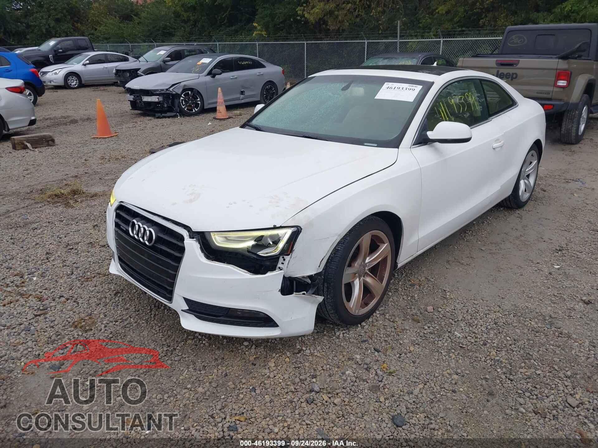 AUDI A5 2013 - WAULFAFR6DA002338