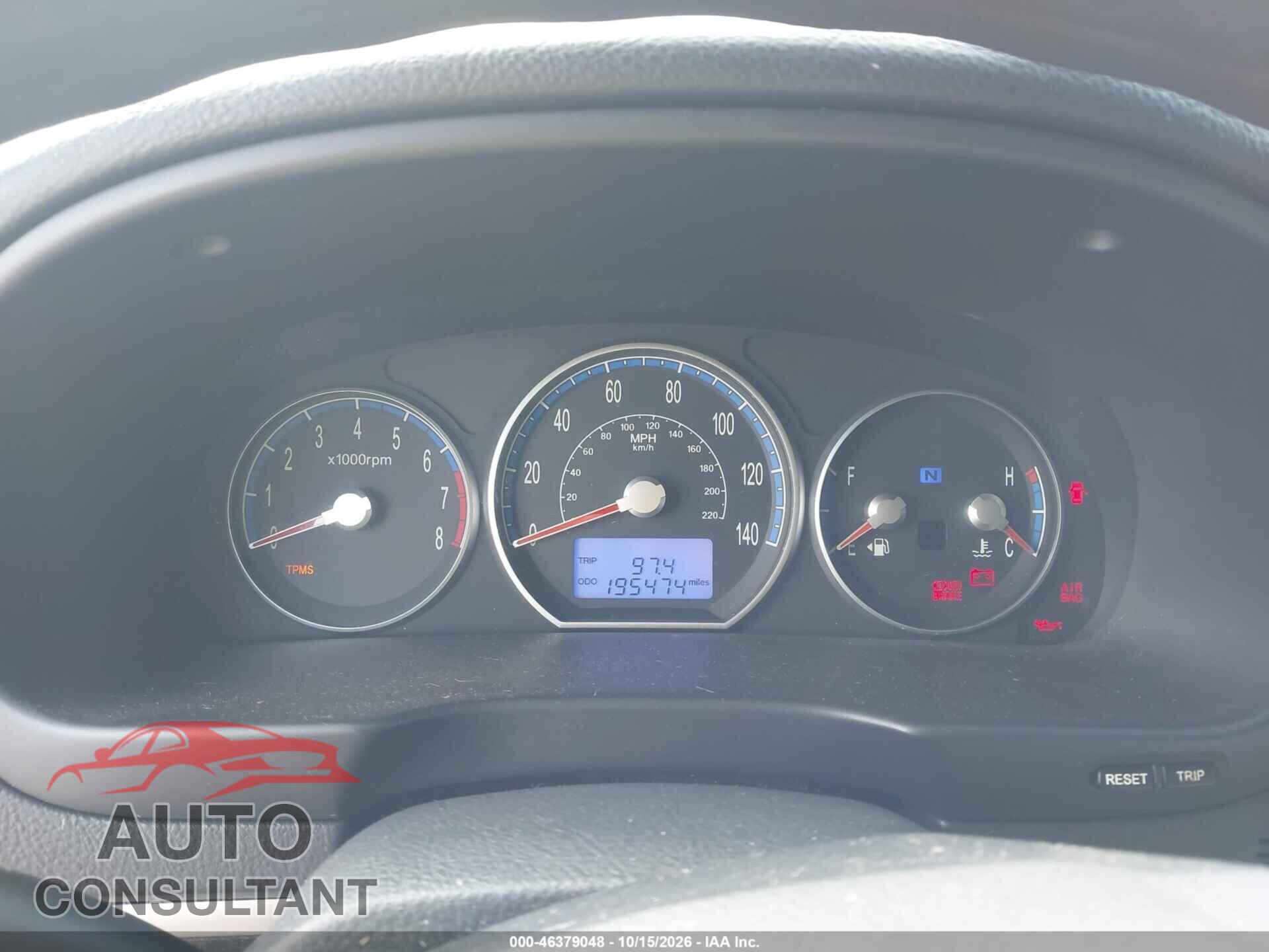 HYUNDAI SANTA FE 2009 - 5NMSG73D49H296357