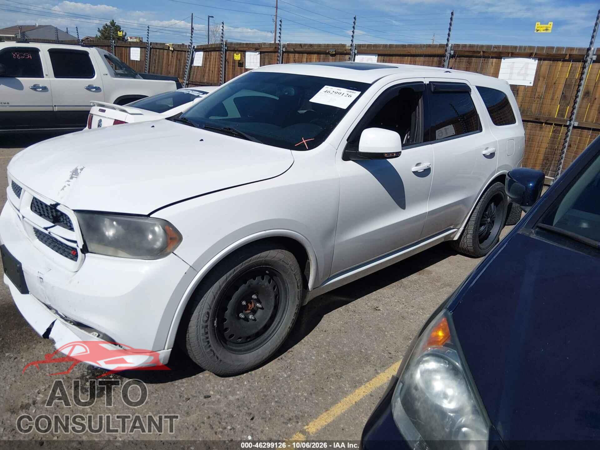 DODGE DURANGO 2013 - 1C4SDJCT1DC661825