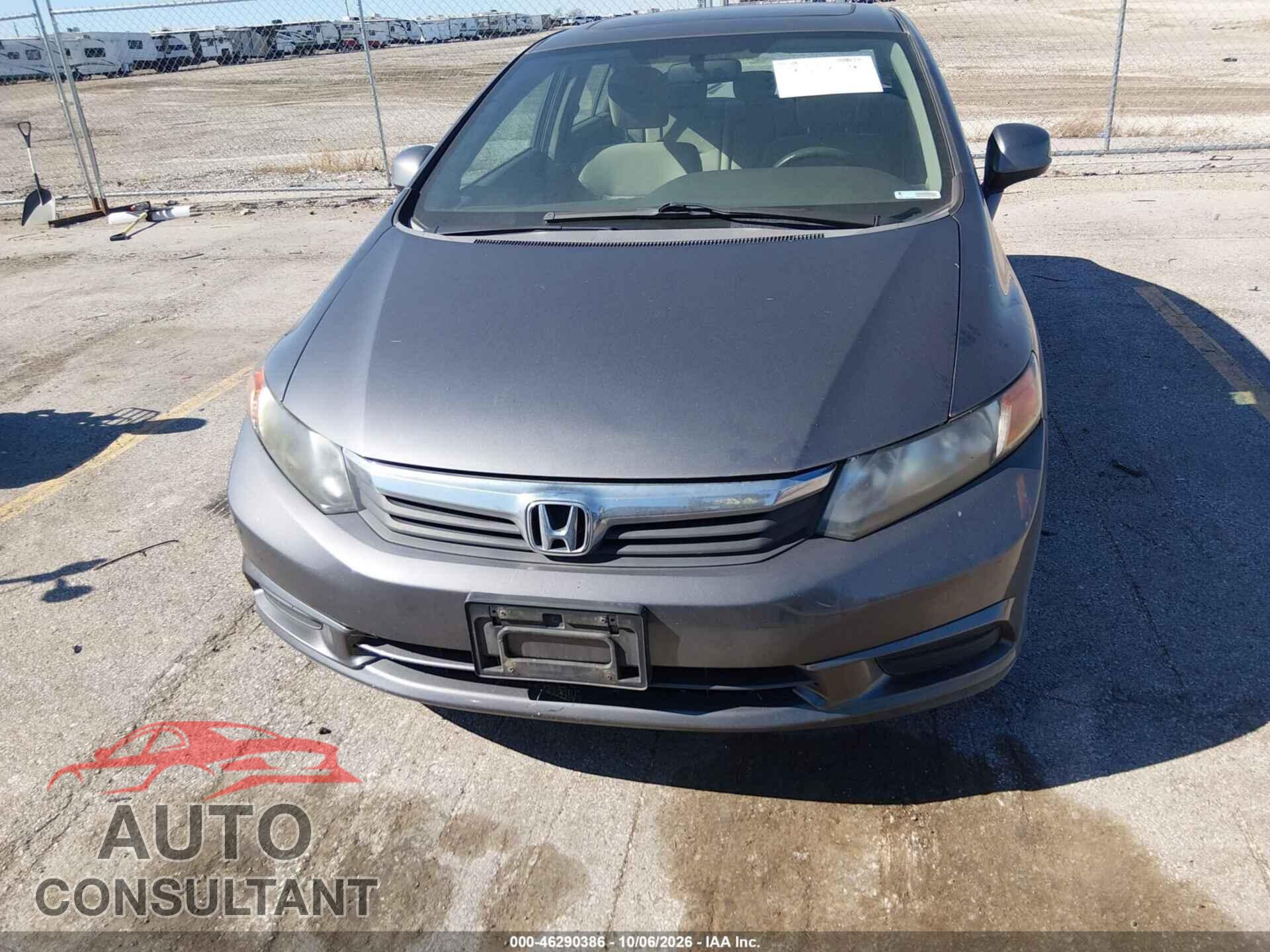 HONDA CIVIC 2012 - 19XFB2F87CE015099