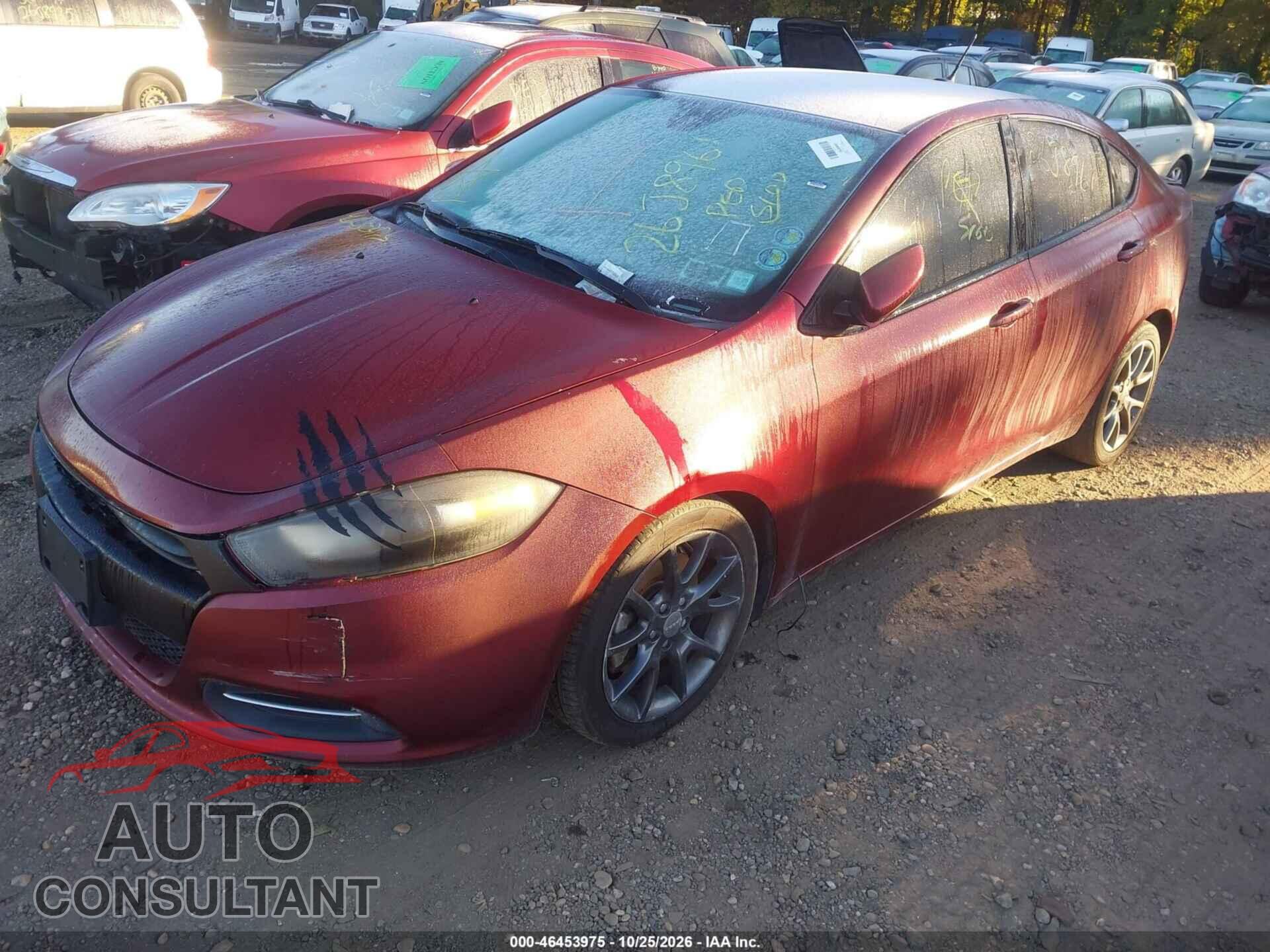DODGE DART 2015 - 1C3CDFAA6FD375814